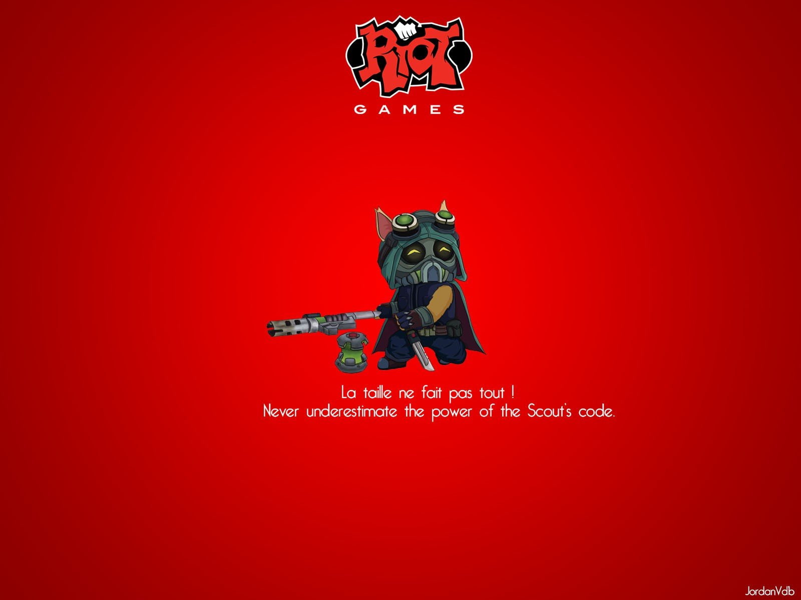 text, Teemo, Riot Games, 720P, HD Wallpaper