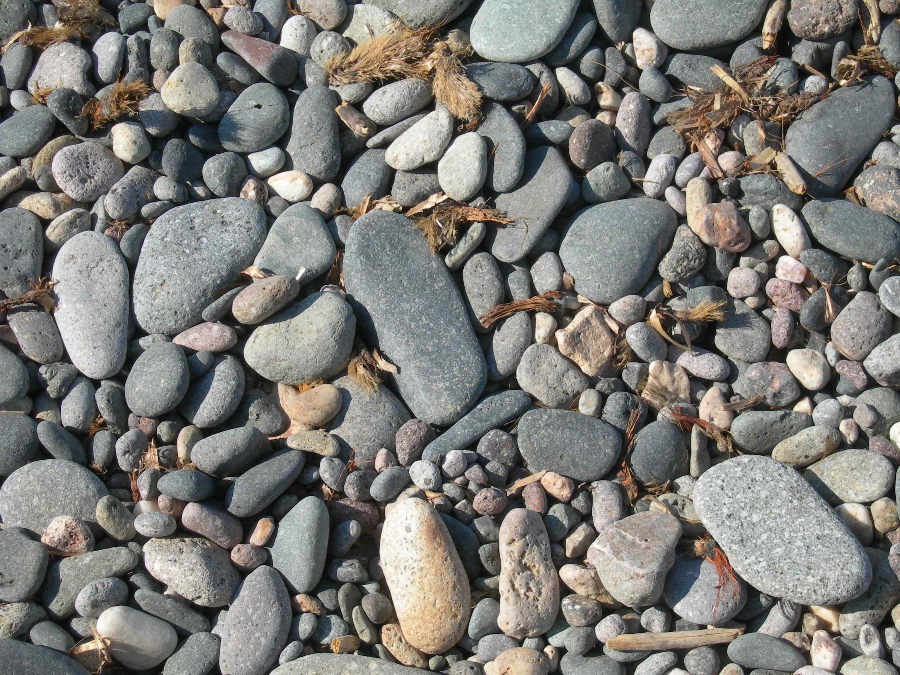 riverbed, textured, beach, full frame, outdoors, day, stone - Object, rock, bank, backgrounds, abstract, land, abundance, high angle view, rock - Object, HD Wallpaper