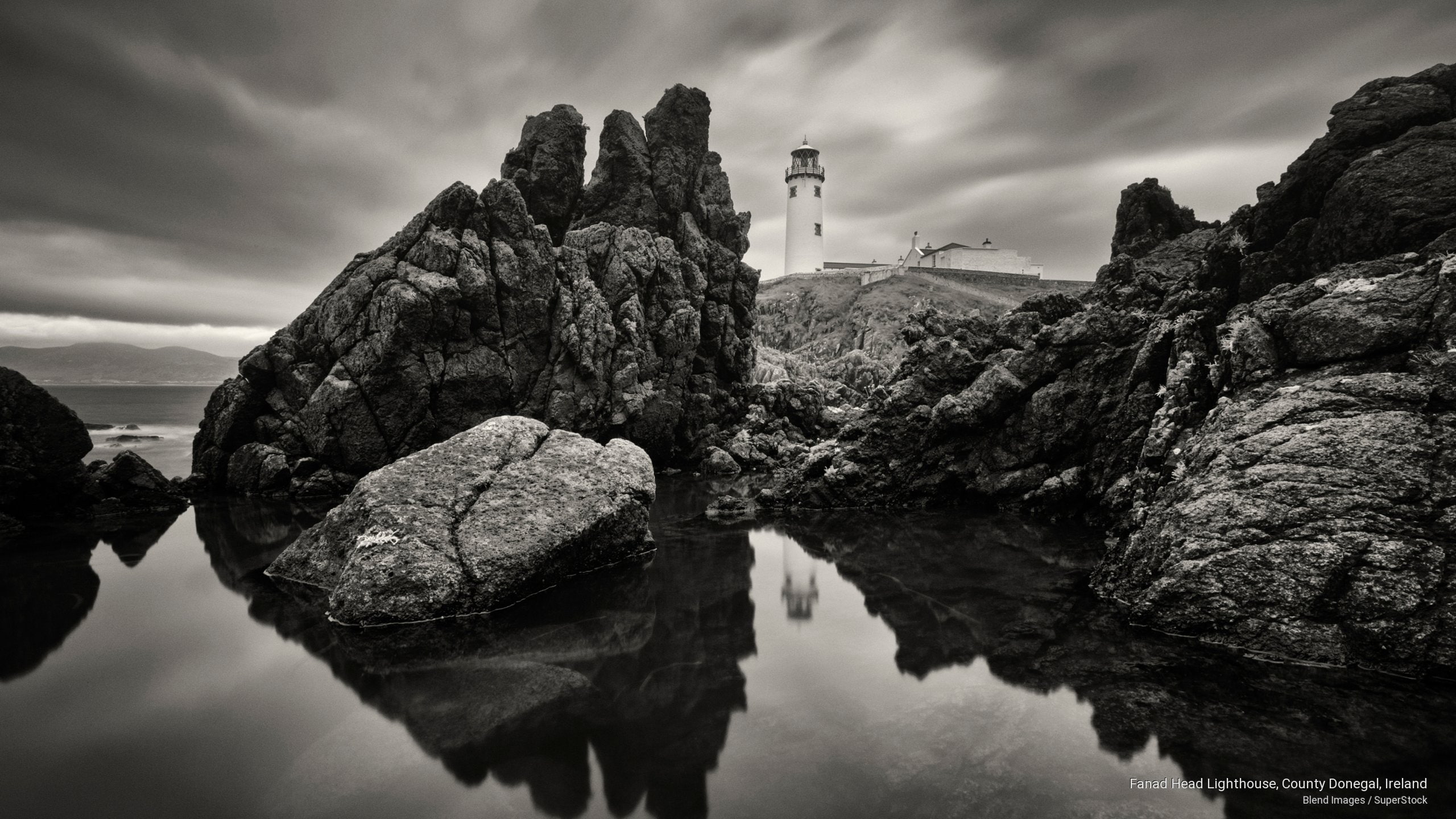 2K, ireland, lighthouse, donegal, fanad, county, Architecture, head, HD Wallpaper