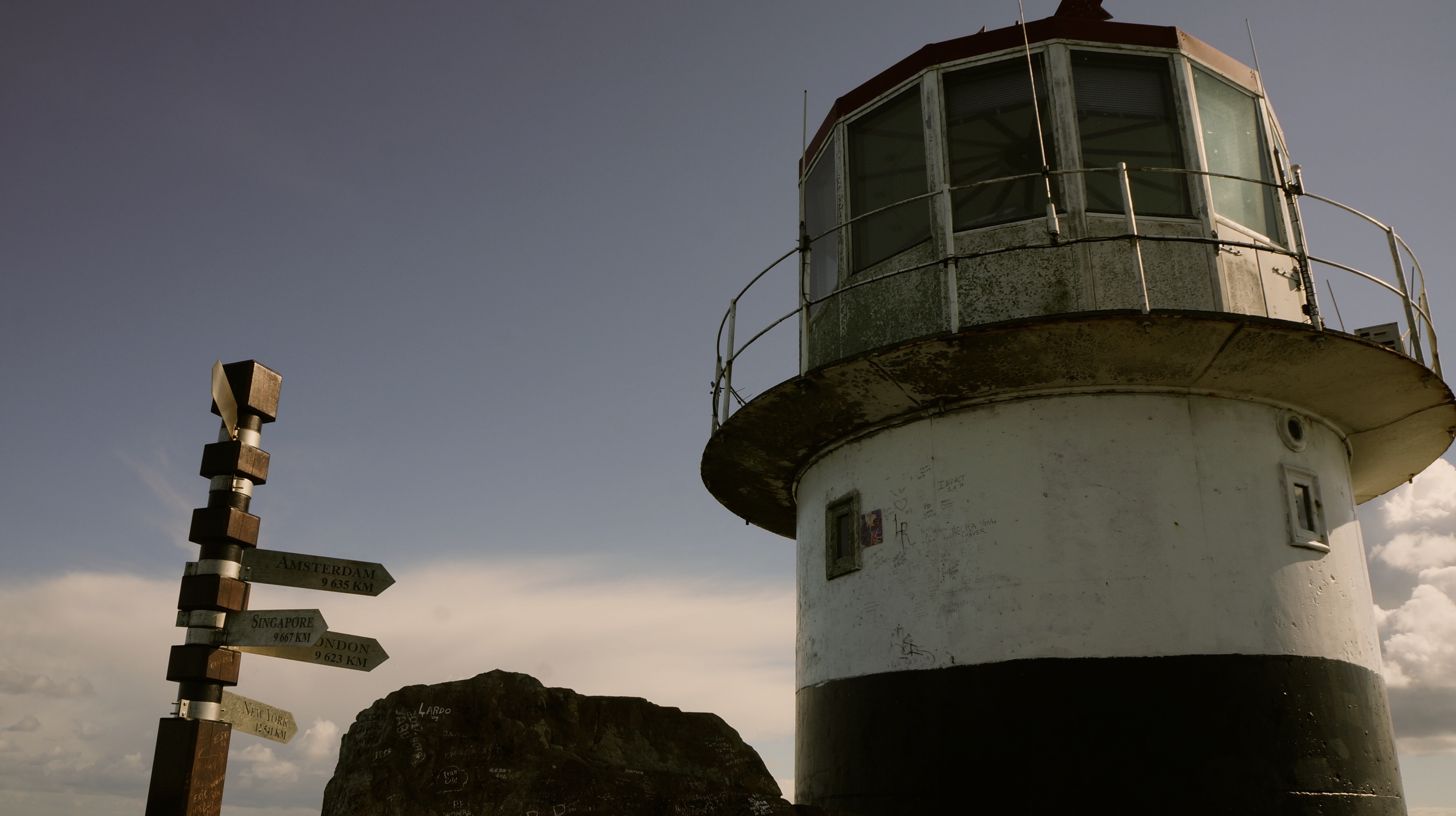 low angle view, cape, business, tower, lighthouse, architecture, sky, direction, cape of good hope, safety, nature, guidance, no people, communication, HD Wallpaper