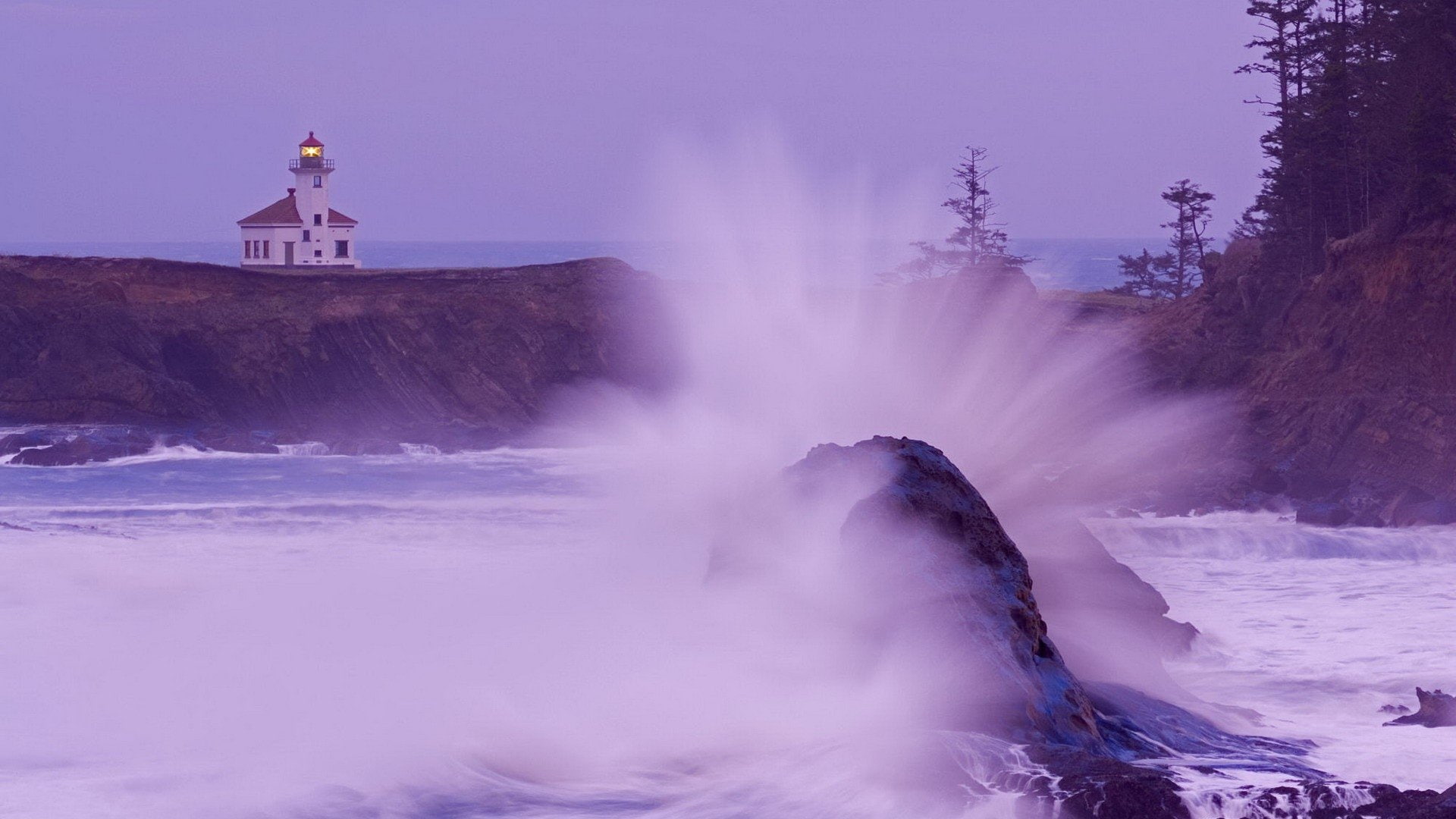 Lighthouse, Buildings, 1080P, Cape Arago, HD Wallpaper