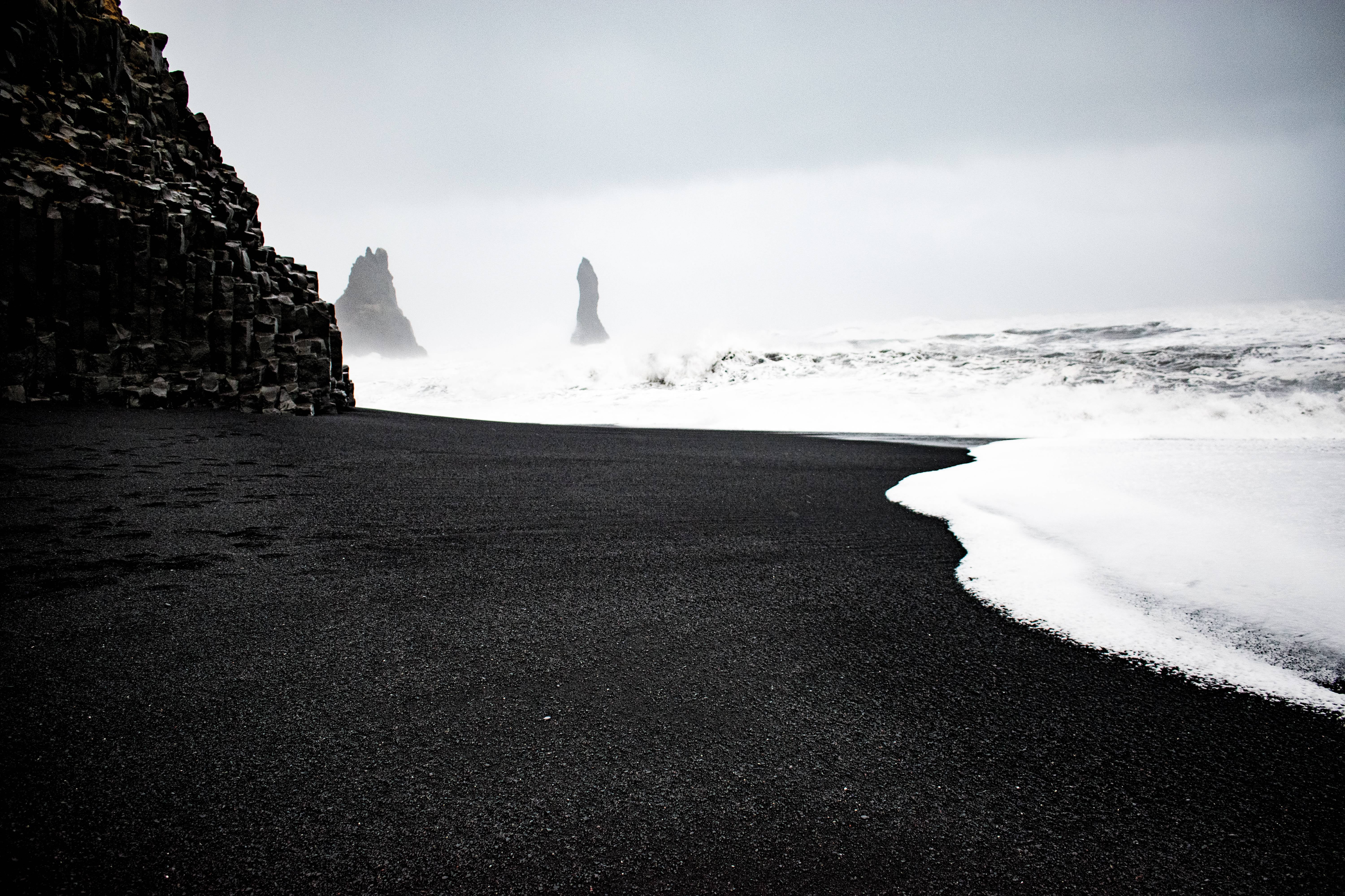 5K, Beach, Earth, Reynisfjara, HD Wallpaper