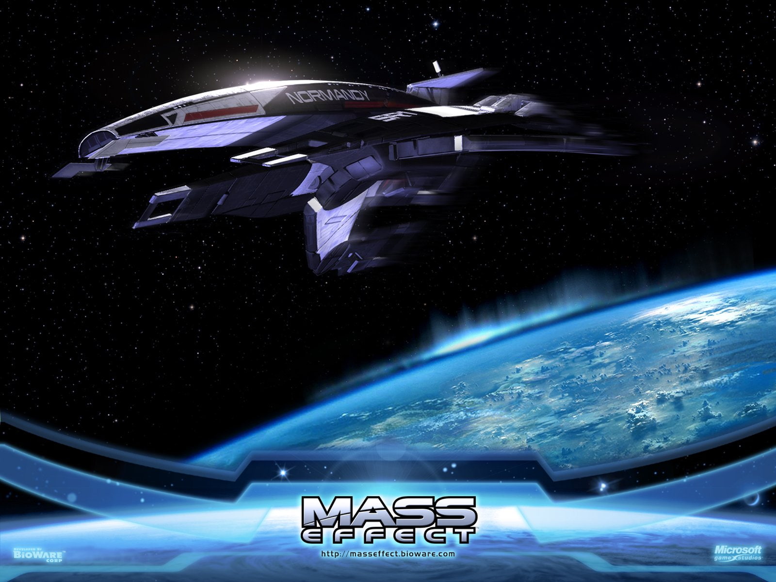 mass, Normandy SR-1, illustration, effect, text, overlay, 720P, Mass Effect, HD Wallpaper