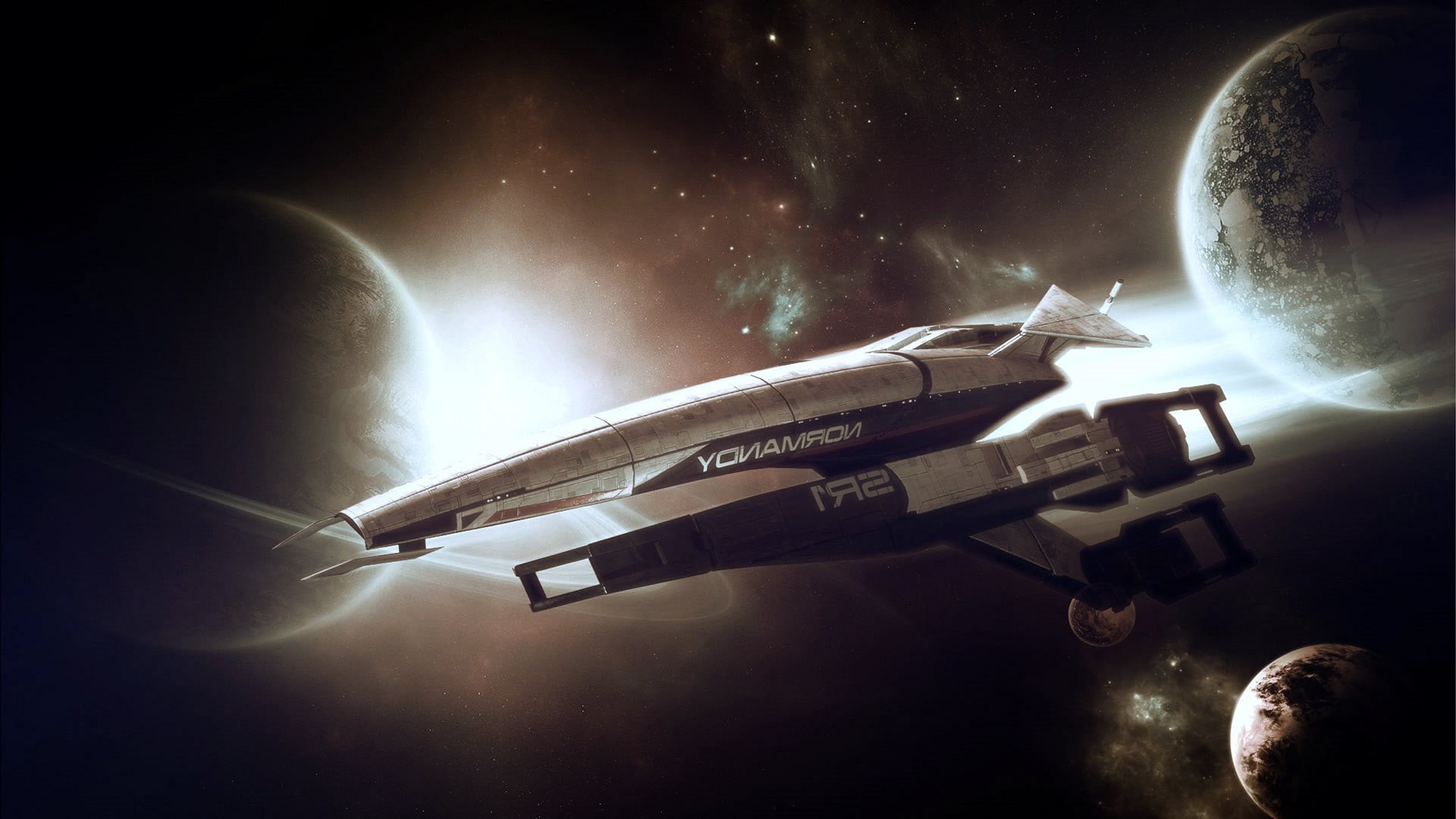 fantasy, planet - space, futuristic, space exploration, science, government, aggression, aerospace industry, flying, night, star - space, nature, airplane, HD Wallpaper