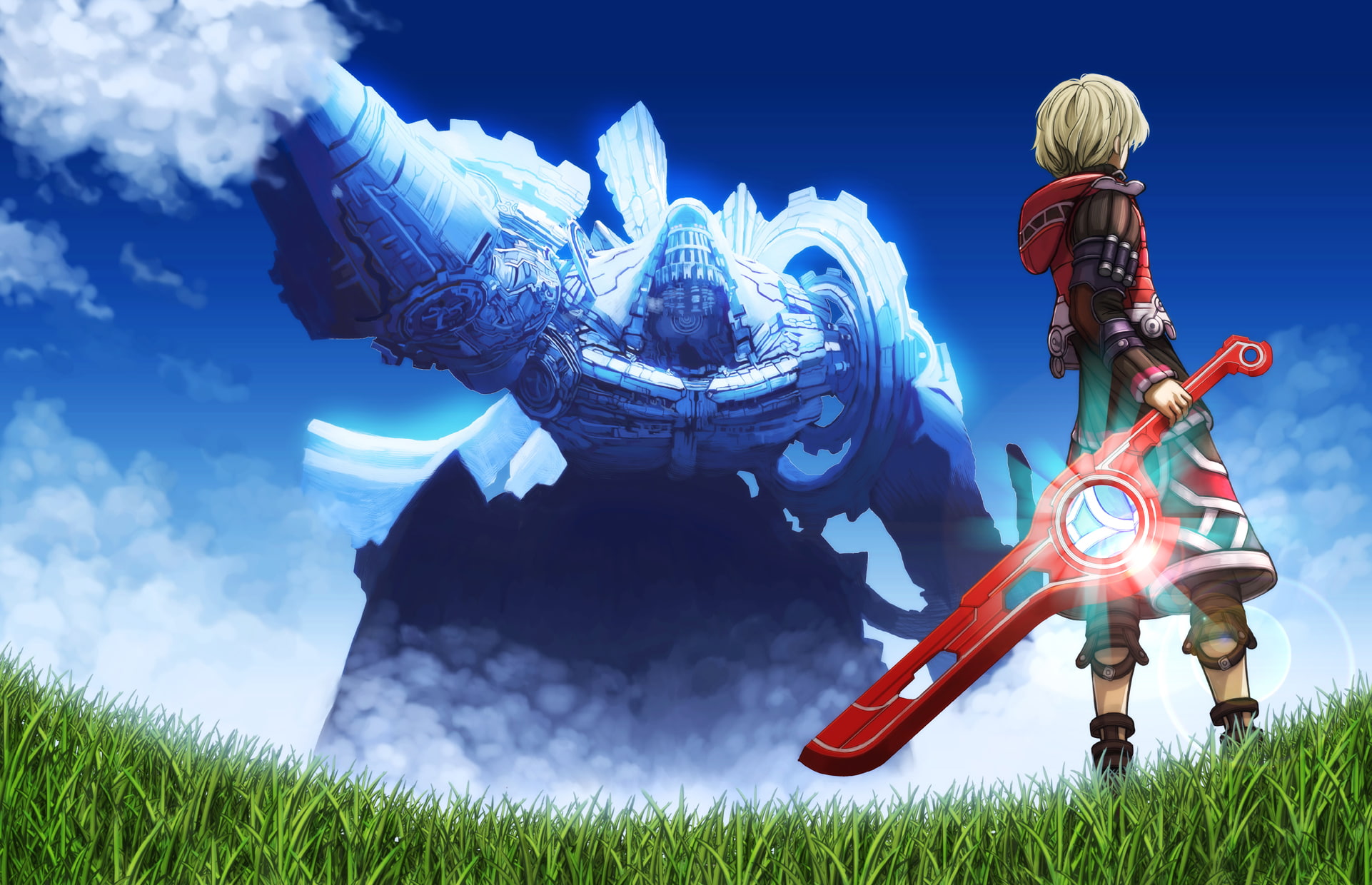 fantasy, rpg, exploration, warrior, action, chronicles, adventure, sword, xenoblade, sci-fi, anime, fighting, 1080P, HD Wallpaper