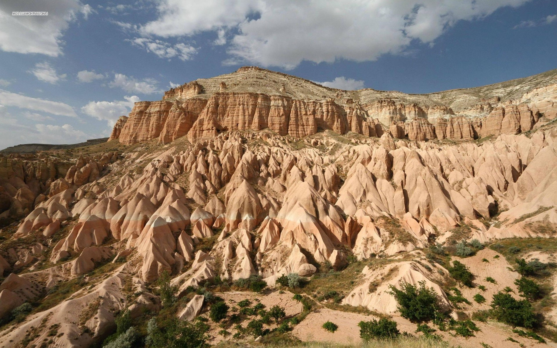 landscape, cloud - sky, remote, geology, physical geography, travel destinations, dramatic landscape, semi-arid, nature, environment, tranquility, mountain, HD Wallpaper