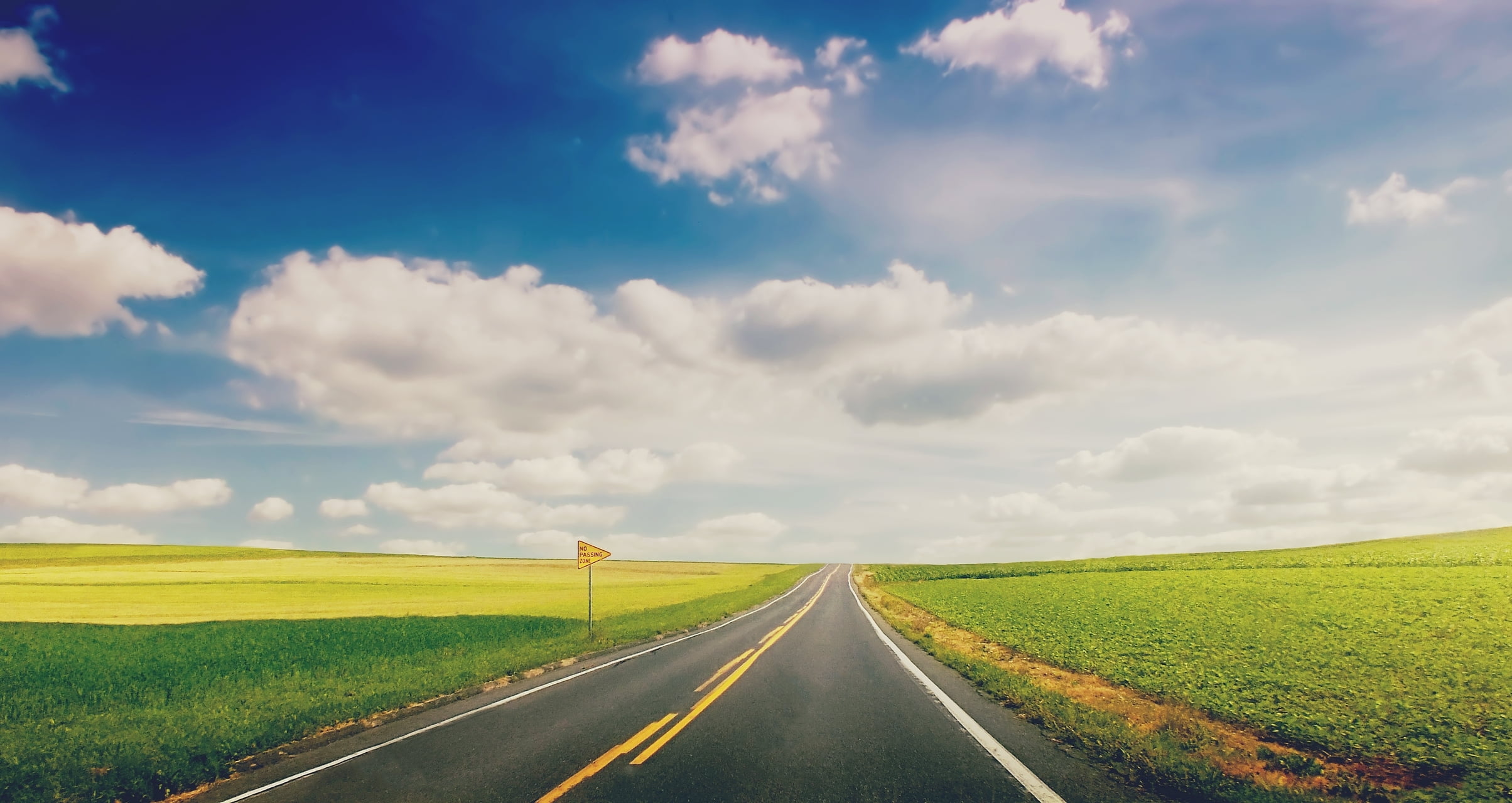 no People, empty, transportation, journey, full screen, travel, background, cloud - Sky, outdoors, track, widescreen, summer, rural Scene, fullscreen, farm, HD Wallpaper