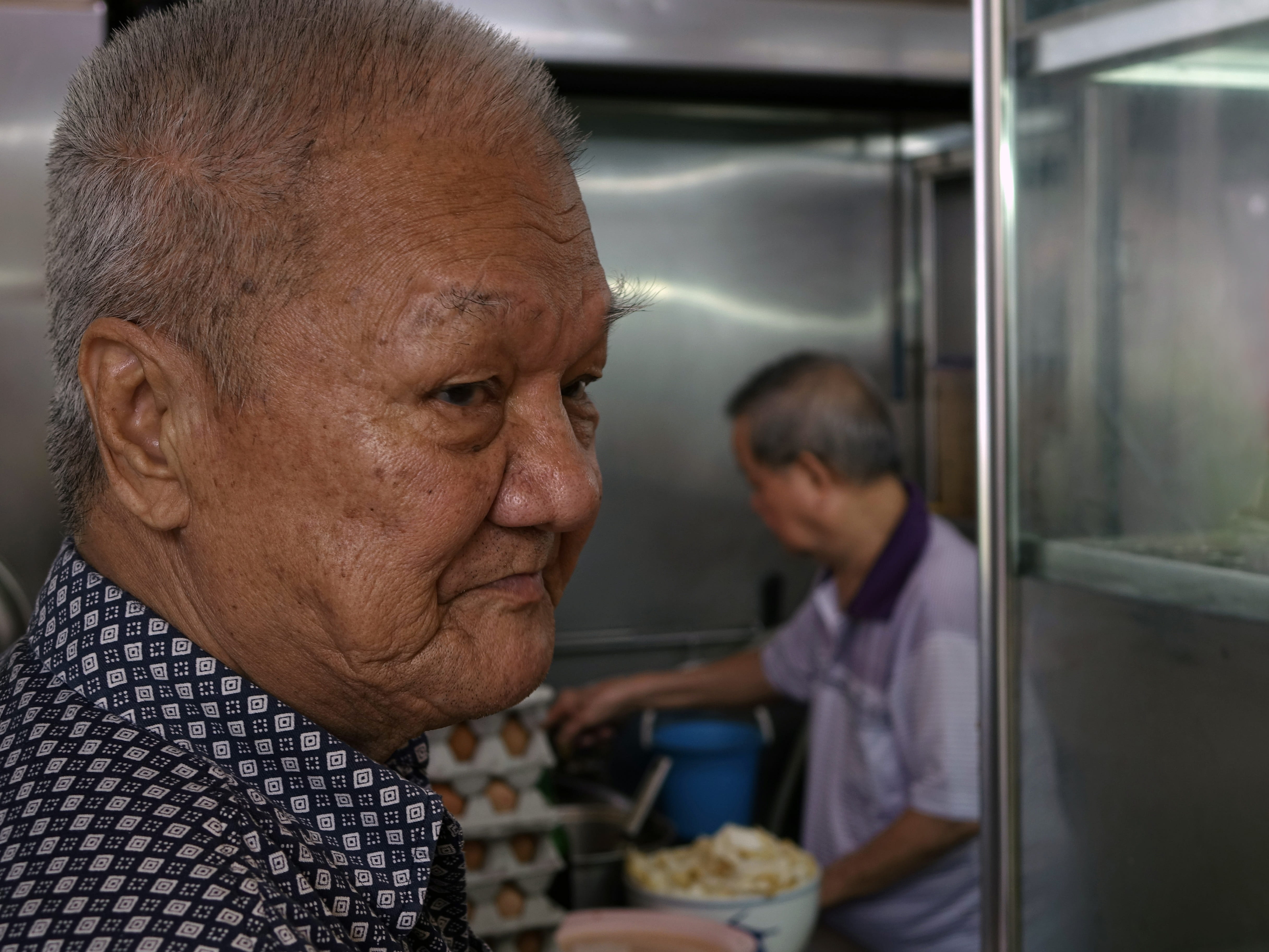 father, mature adult, Man, 4K, males, Old, couple - relationship, emotion, grandfather, senior men, people, chinese, aged, Senior, face, portrait, heterosexual couple, HD Wallpaper