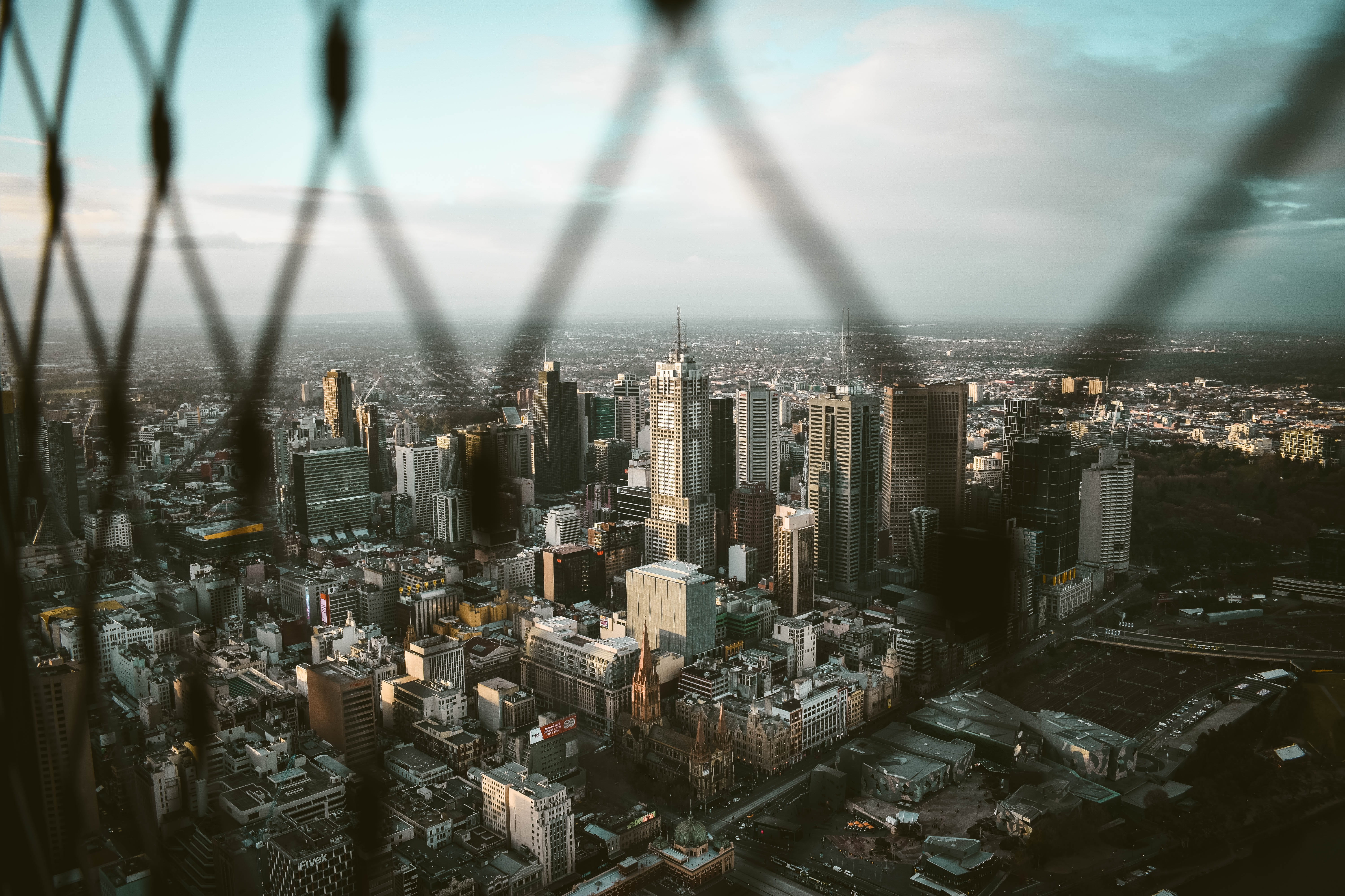 cityscape, skyscraper, urban Skyline, australia, city Life, river, city, rise, finance, top, financial District, dusk, panoramic, fench, travel Destinations, HD Wallpaper
