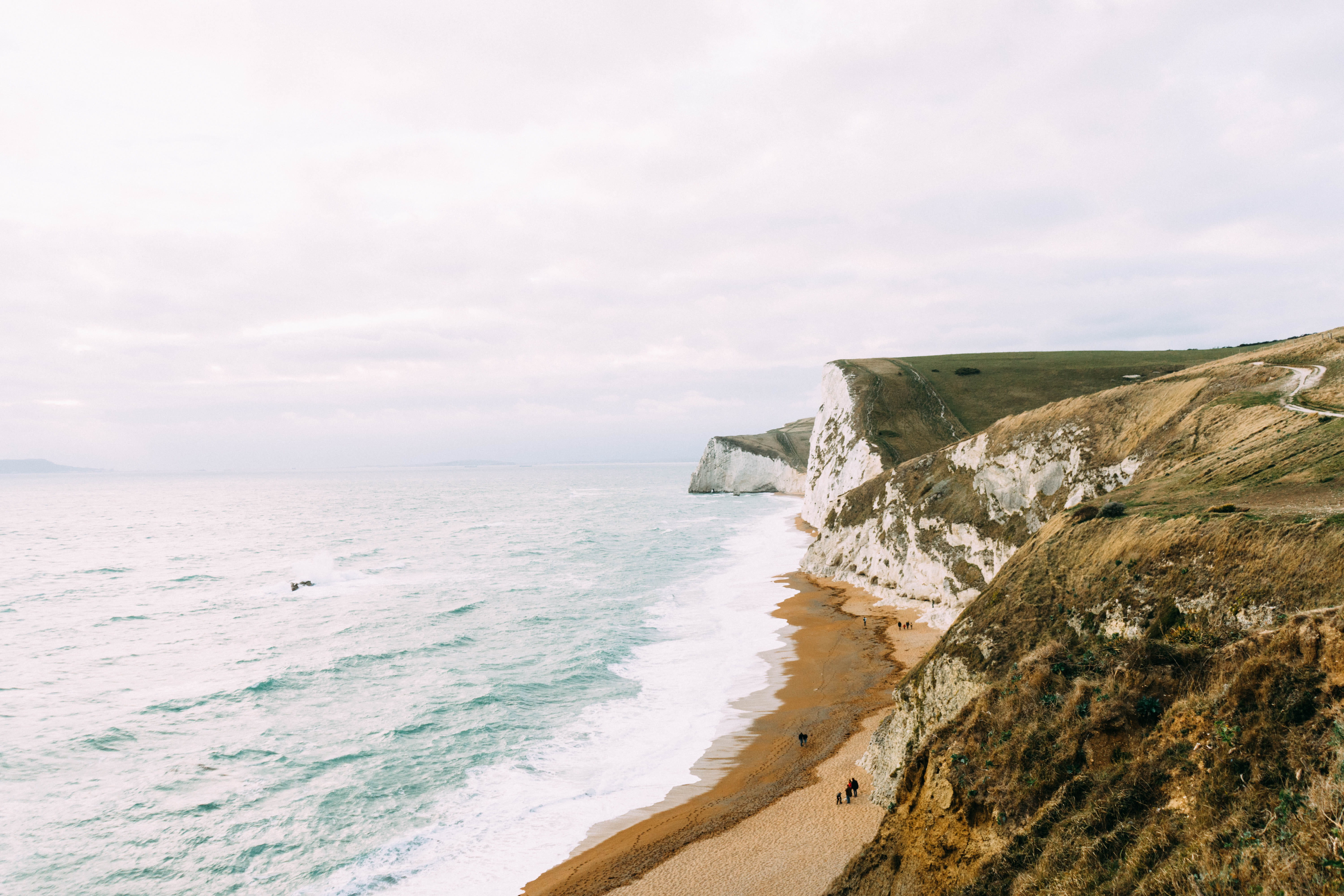 nature, beach, from above, horizon over water, photo, cloud - sky, idyllic, beauty in nature, surfing, tranquility, scenic, sea, sky, coast, aquatic sport, HD Wallpaper