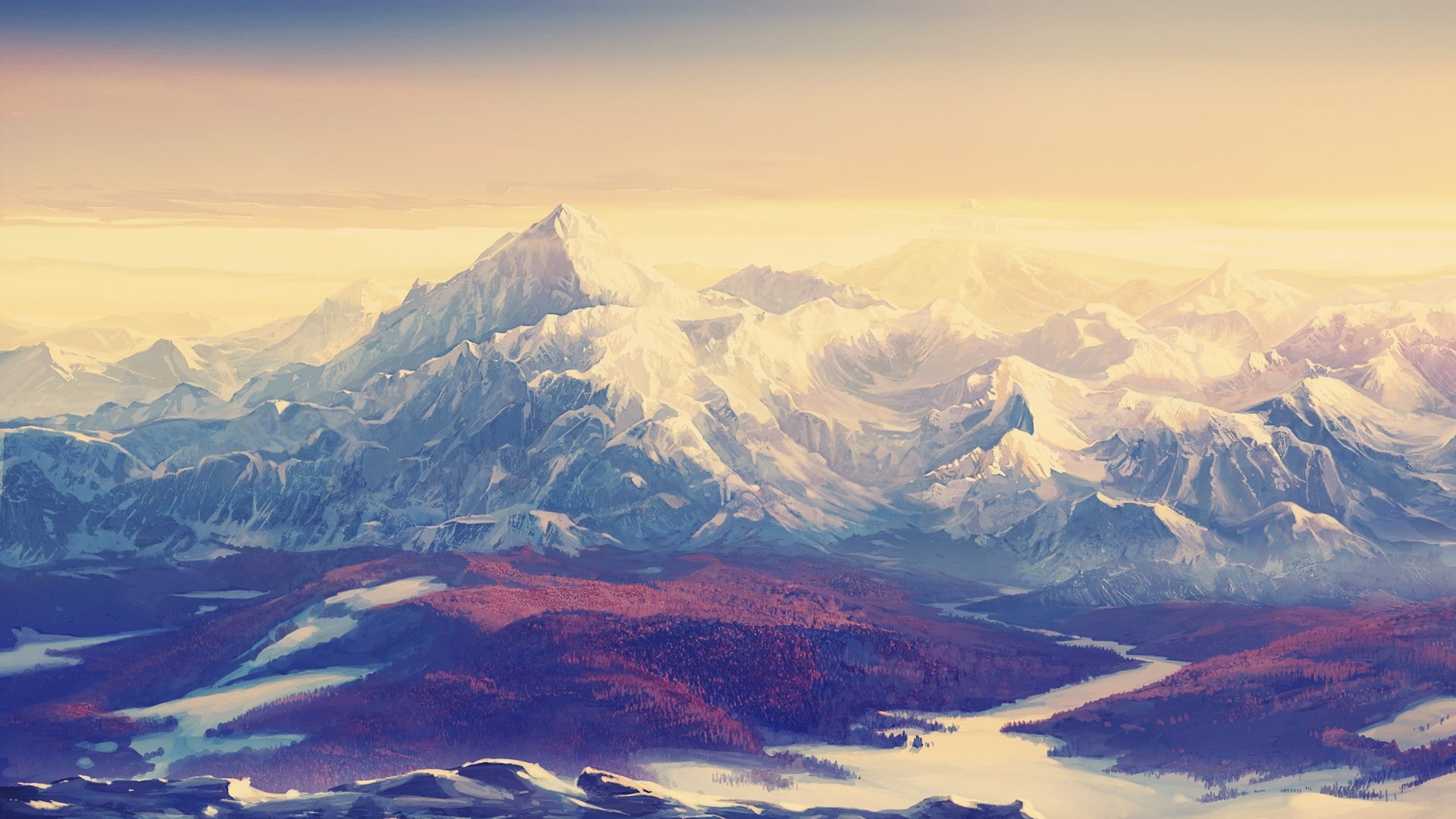 landscape, mountains, Gold Coast, 1080P, HD Wallpaper