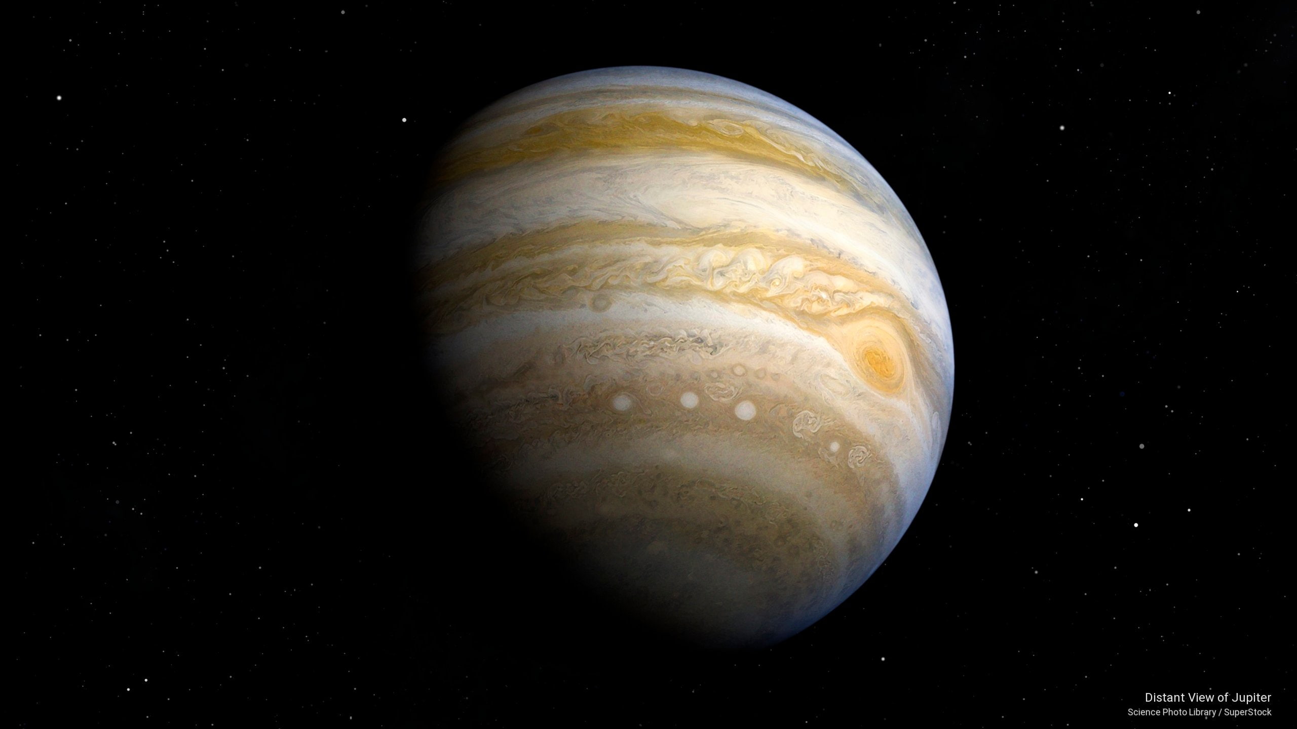jupiter, Space, distant, 2K, view, HD Wallpaper