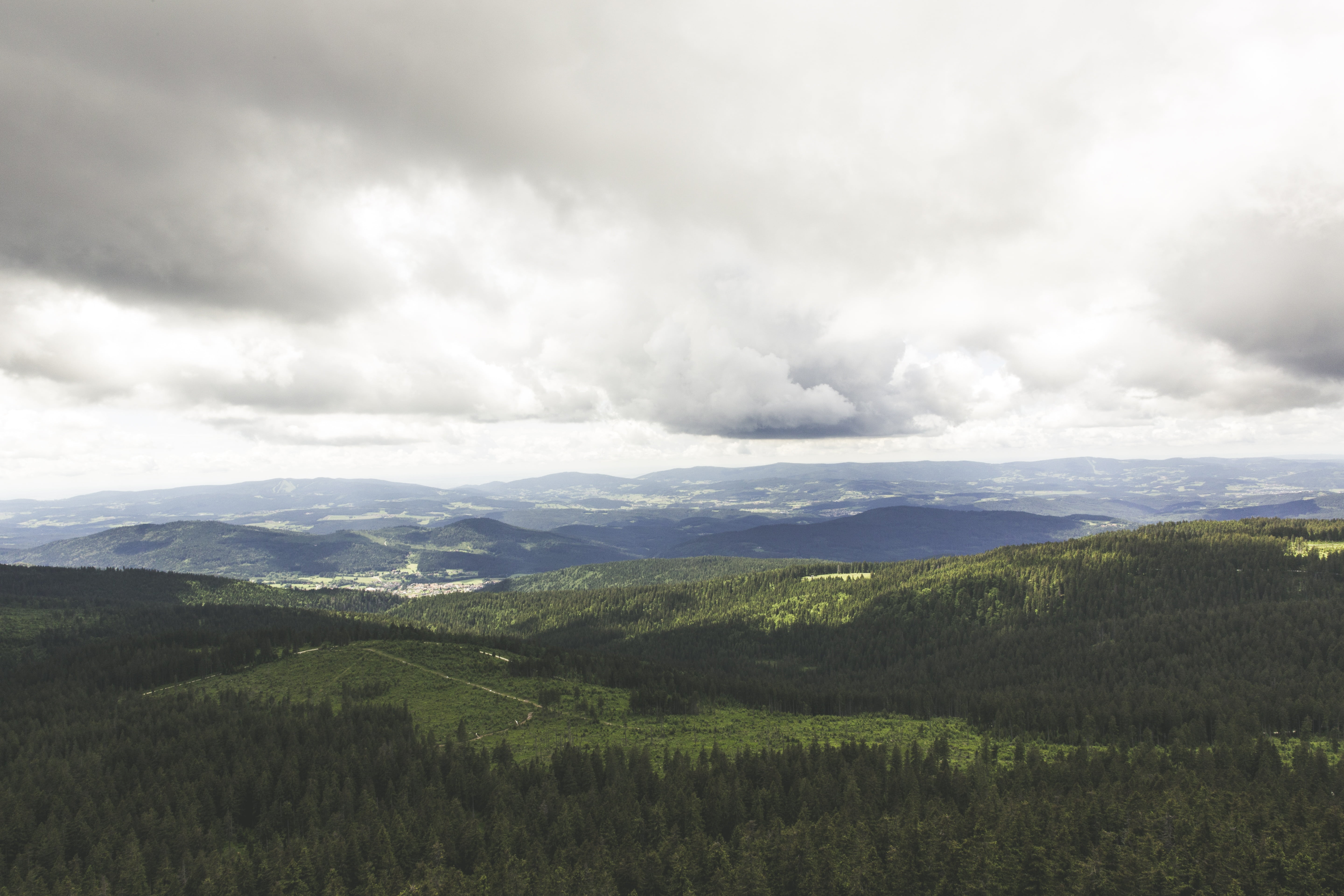 landscape, holiday, viewpoint, leisure, tree, tourism, green color, view, destination, non-urban scene, mountain range, mountain, outdoors, land, mountains, HD Wallpaper