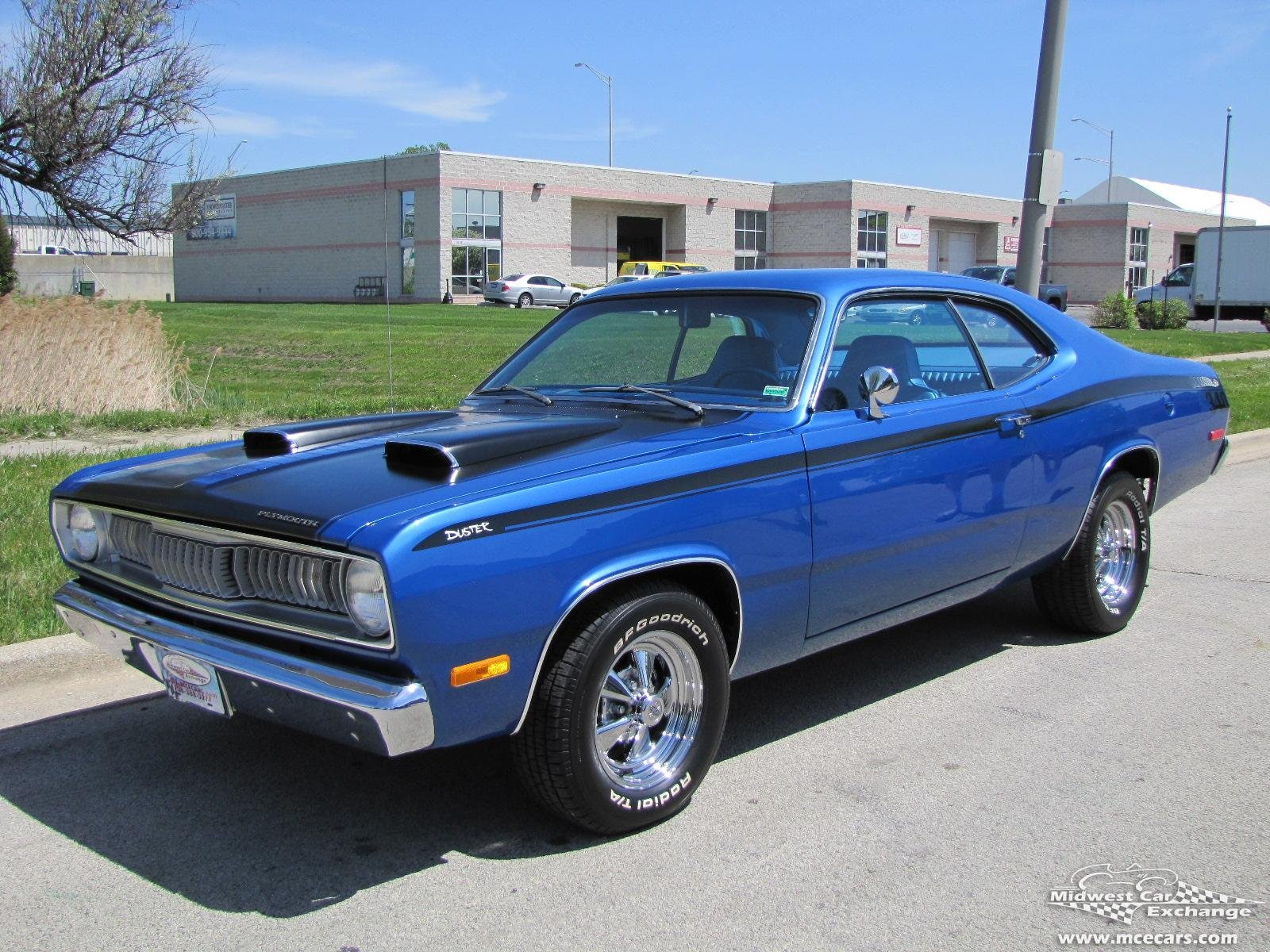 cars, 720P, blue, coupe, duster, plymouth, 1972, 340, HD Wallpaper