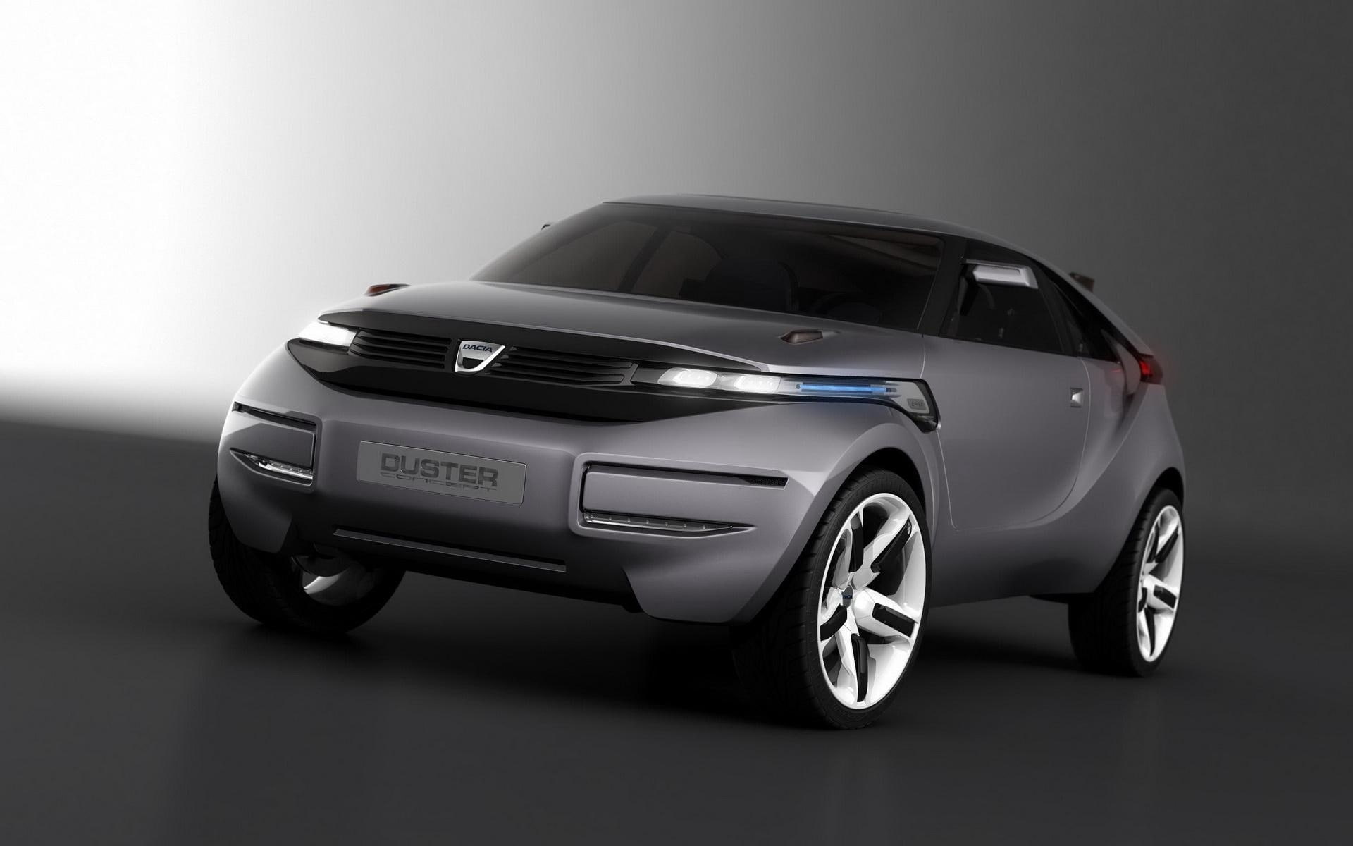 1080P, dacia, duster, crossover, front, gray, concept, HD Wallpaper