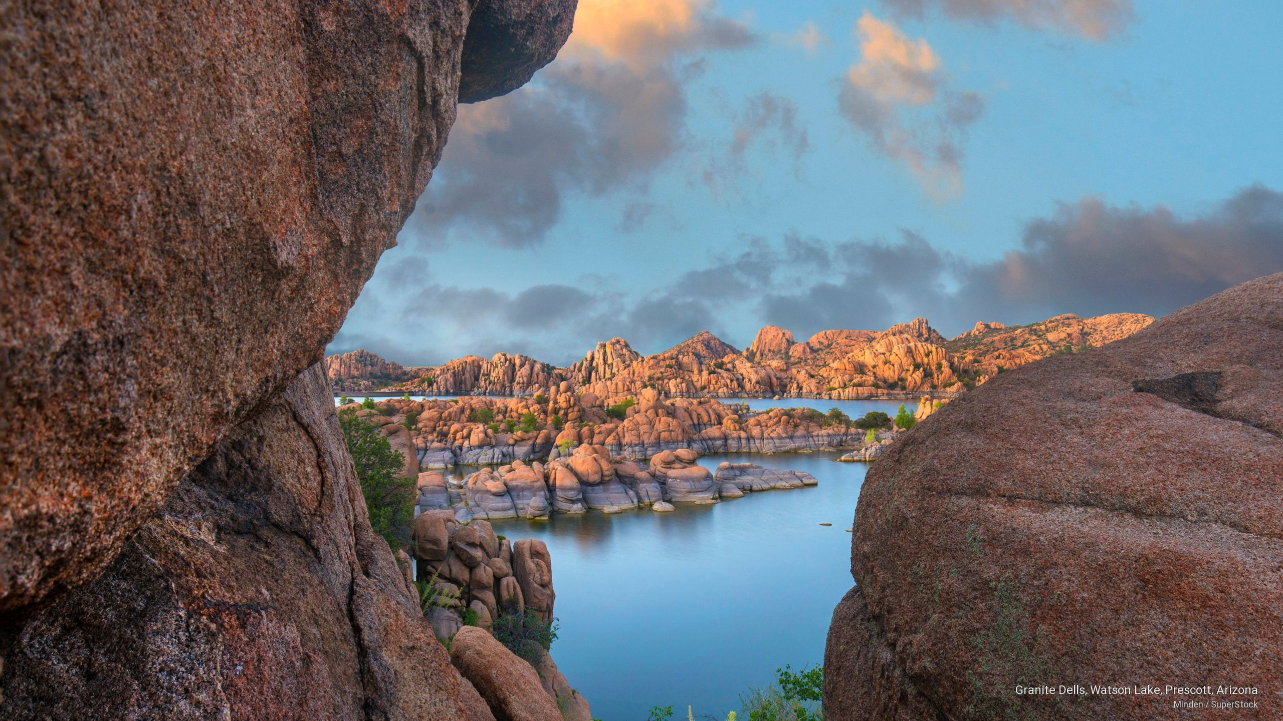 dells, lake, Nature, prescott, watson, 2K, granite, arizona, HD Wallpaper