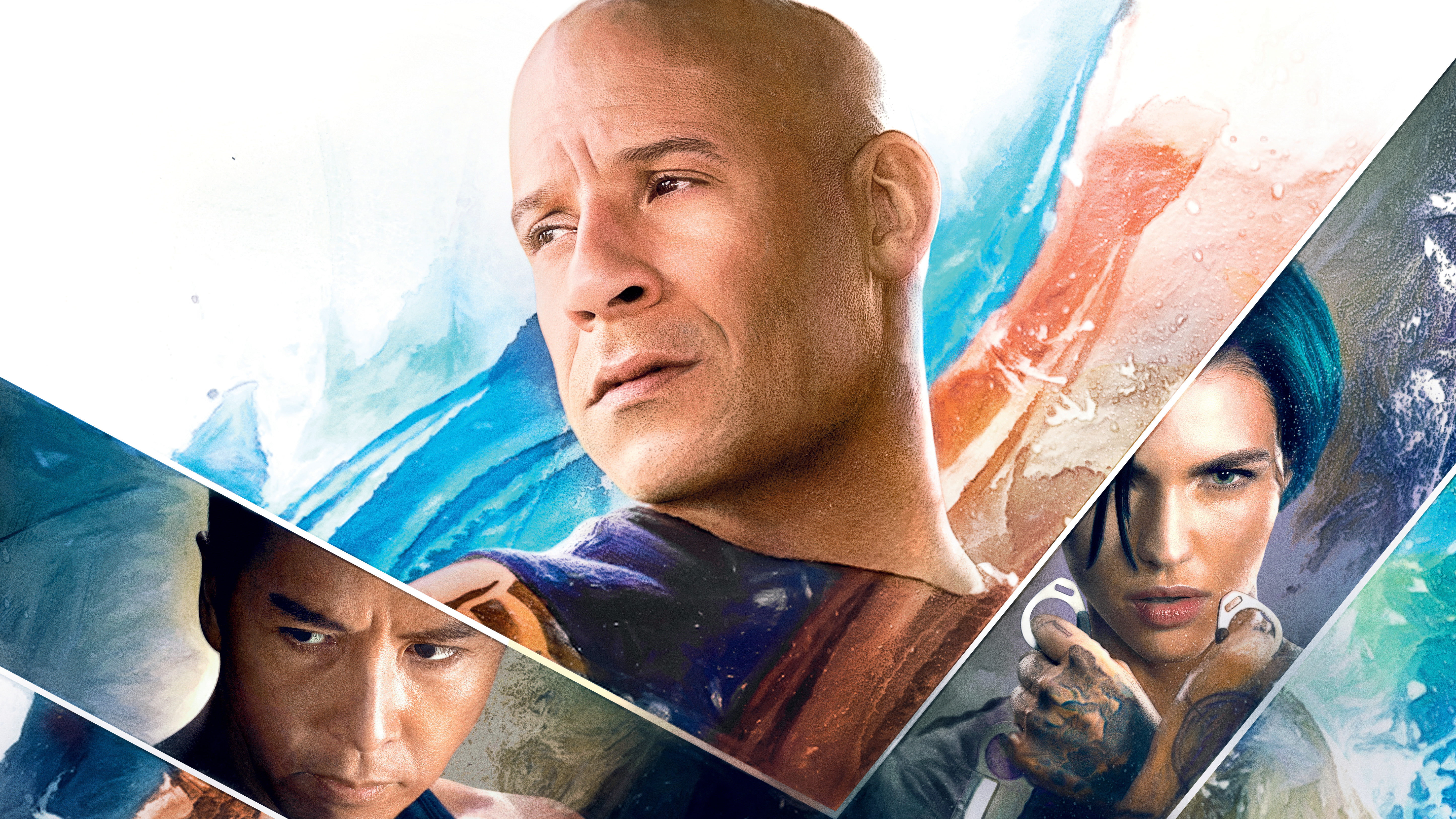  Vin Diesel, ruby, Donnie Yen, 5K, johnson, xXx: Return of Xander Cage, rose, Ruby Rose, movie, dwayne, HD Wallpaper