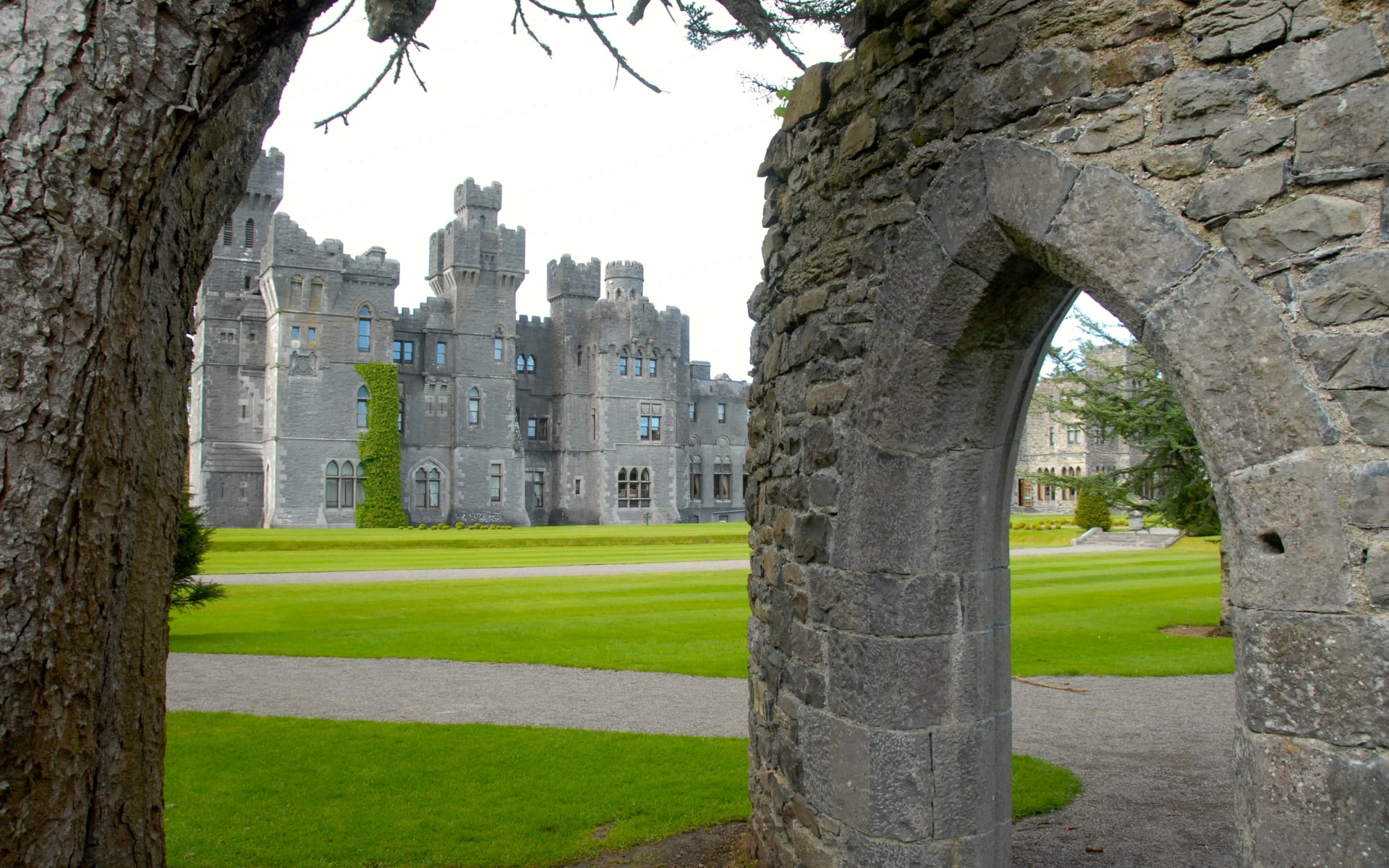 Castles, Ashford Castle, 1080P, HD Wallpaper