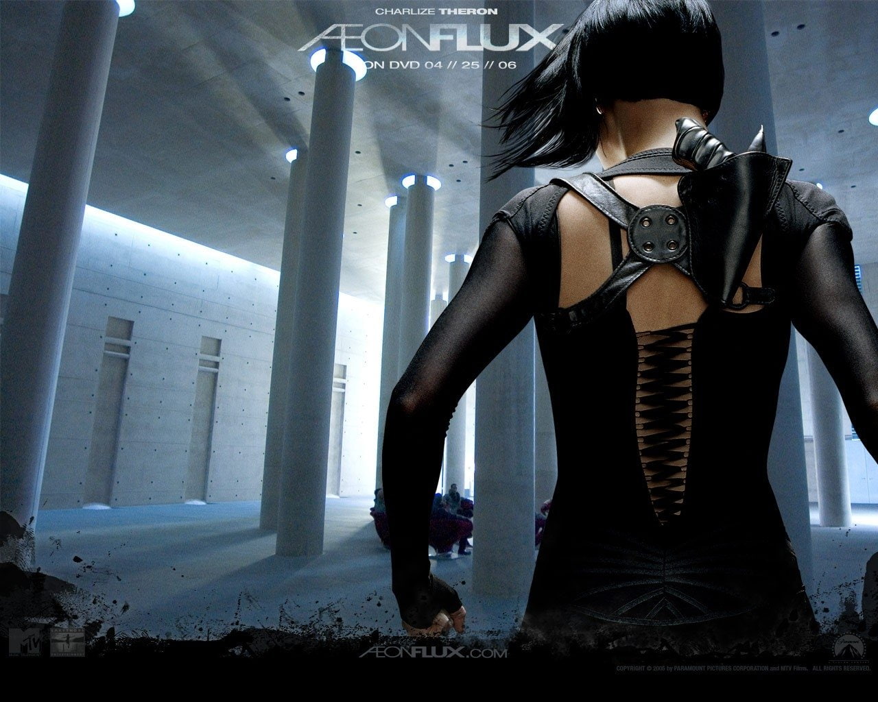 real people, architecture, built structure, 720P, architectural column, leisure activity, beautiful woman, Charlize Theron, rear view, window, fashion, HD Wallpaper