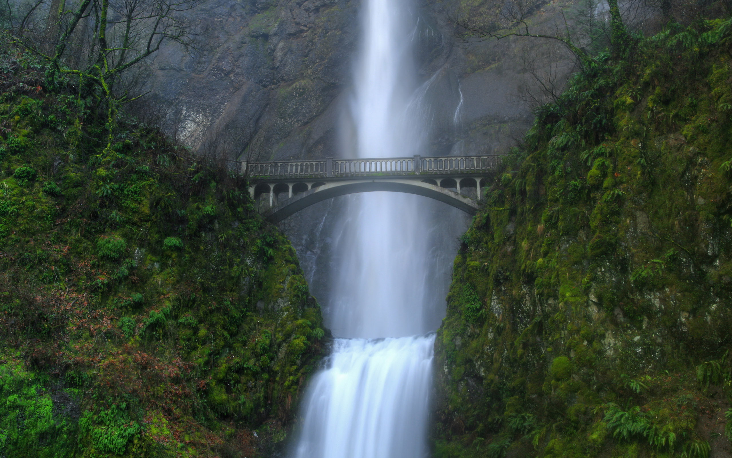 2K, falls, multnomah, HD Wallpaper