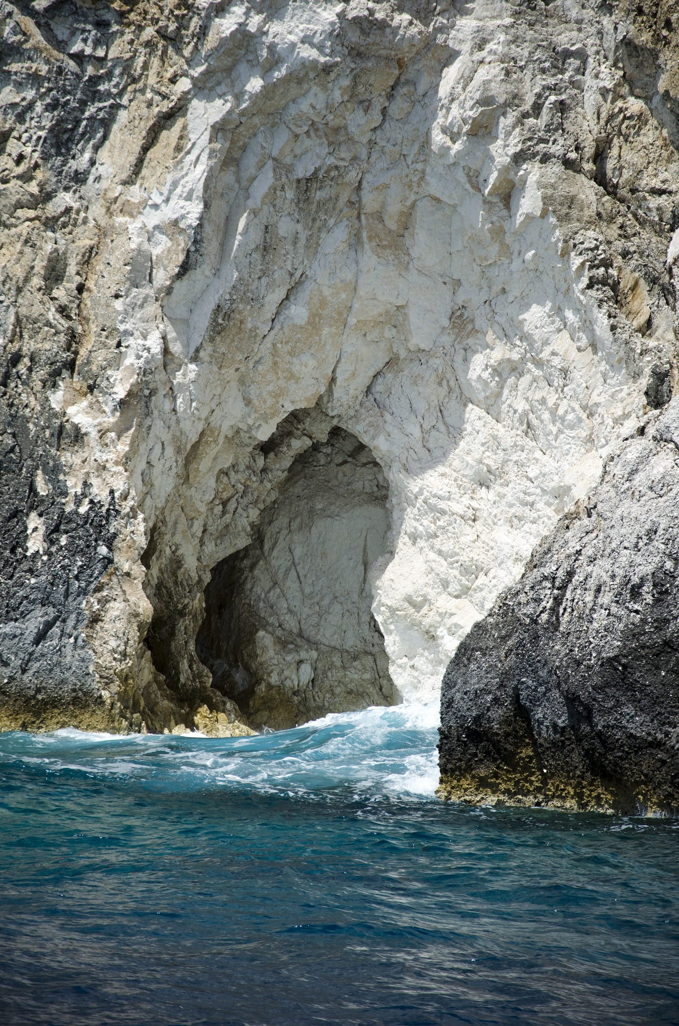 rock formation, Greece, ocean, holiday, tranquility, day, Travel, 1080P, island, Sea, no People, coastline, tourism, greek, arch, turquoise, Zante, rock, Phone HD Wallpaper