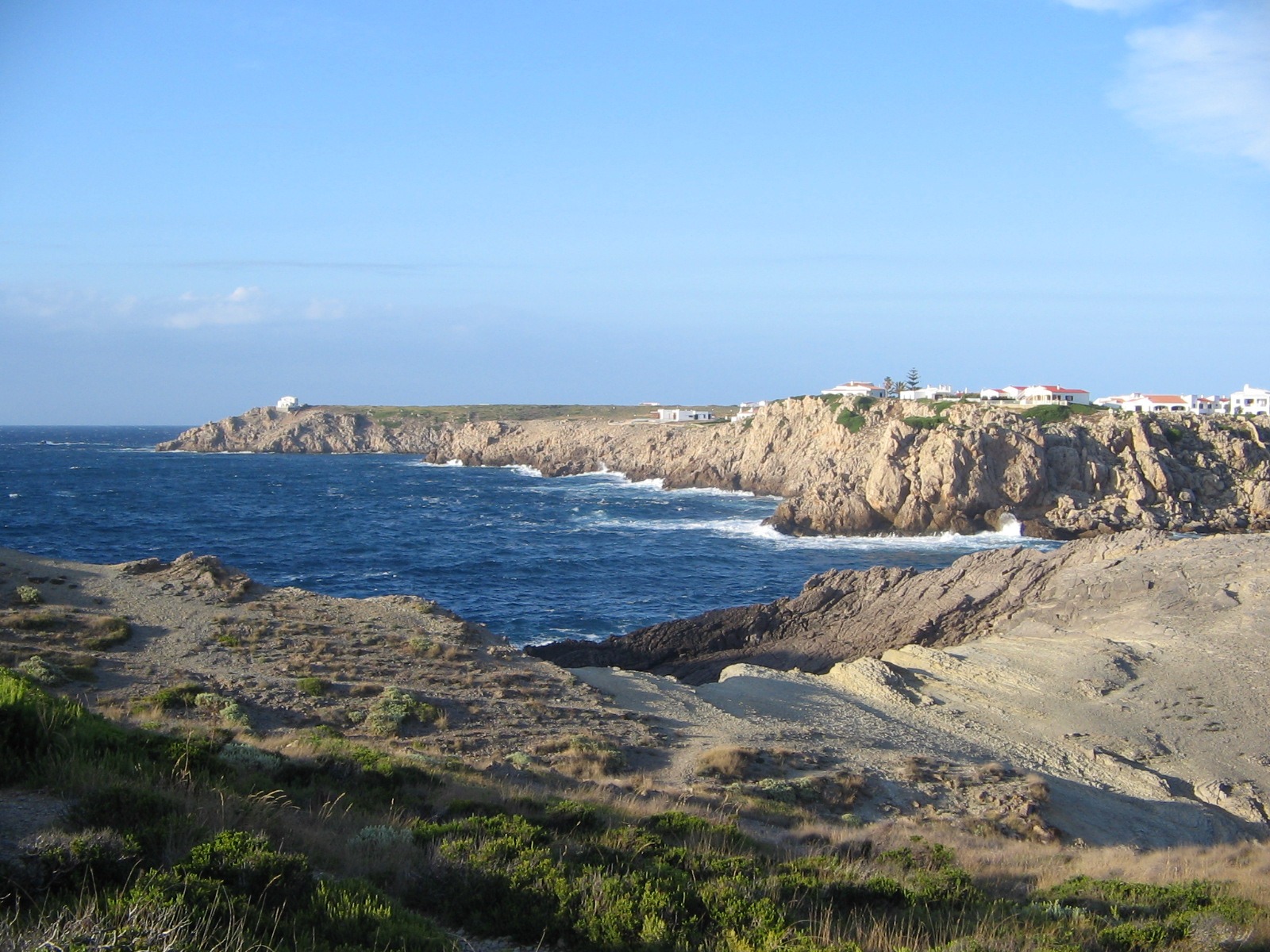 rock, scenics - nature, sea, outdoors, horizon over water, beach, cliff, rock formation, menorca, nature, no people, holiday, day, horizon, rock - object, HD Wallpaper