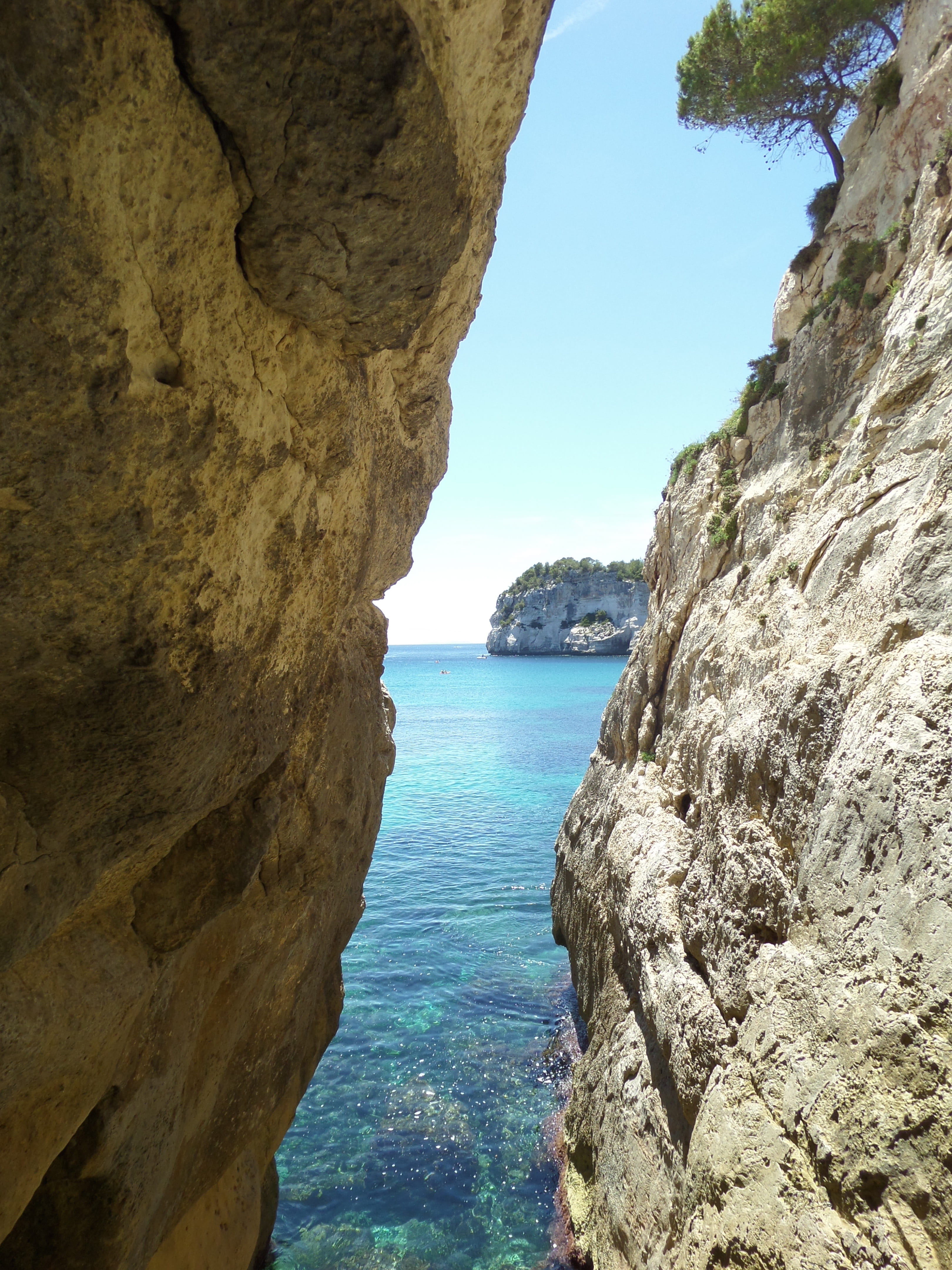 beauty in nature, 4K, tranquil scene, natural arch, rock formation, turquoise colored, horizon over water, nature, beach, vacation, formation, land, landscape, Phone HD Wallpaper
