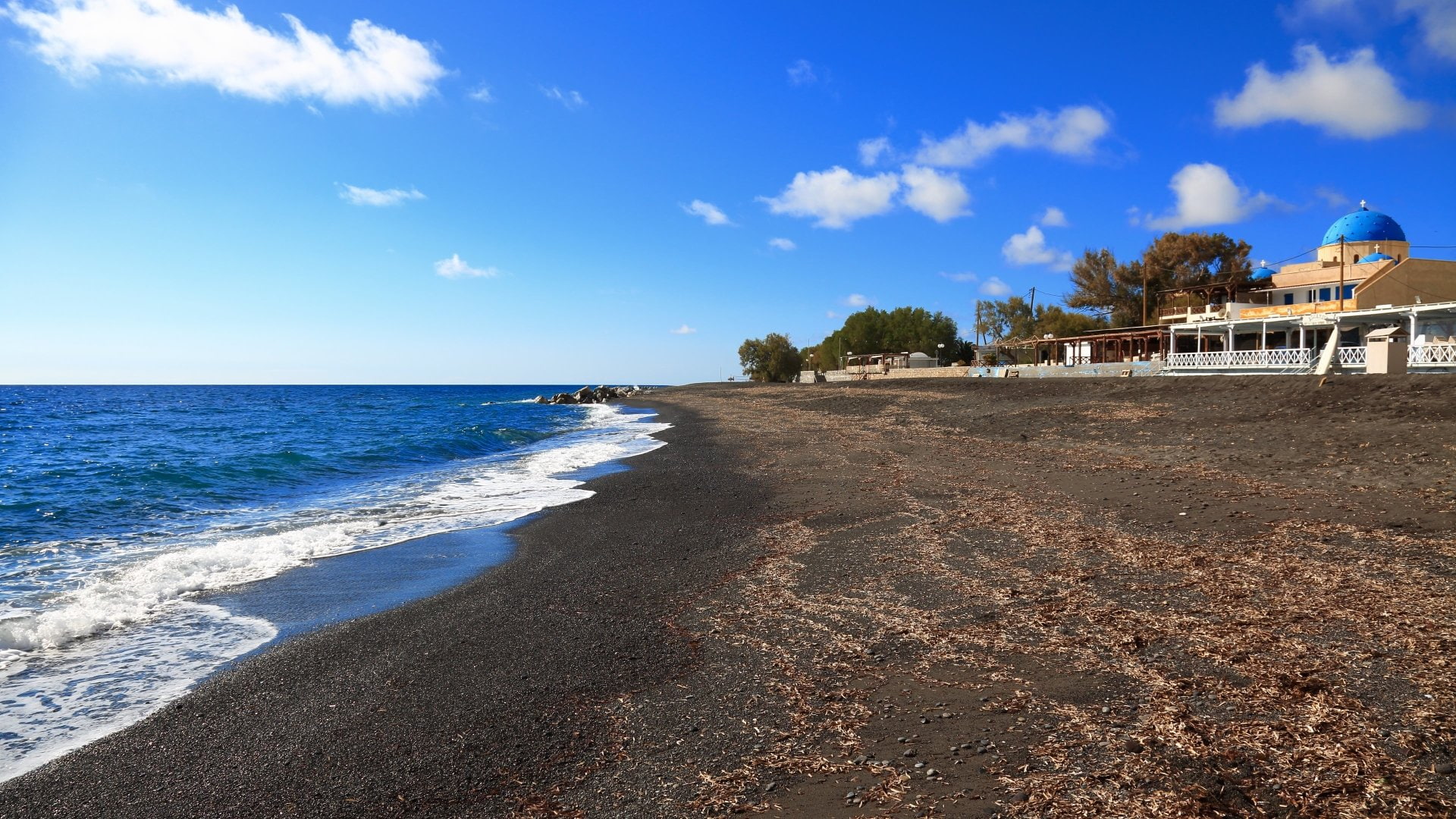 Grece, Towns, 1080P, Santorini, HD Wallpaper