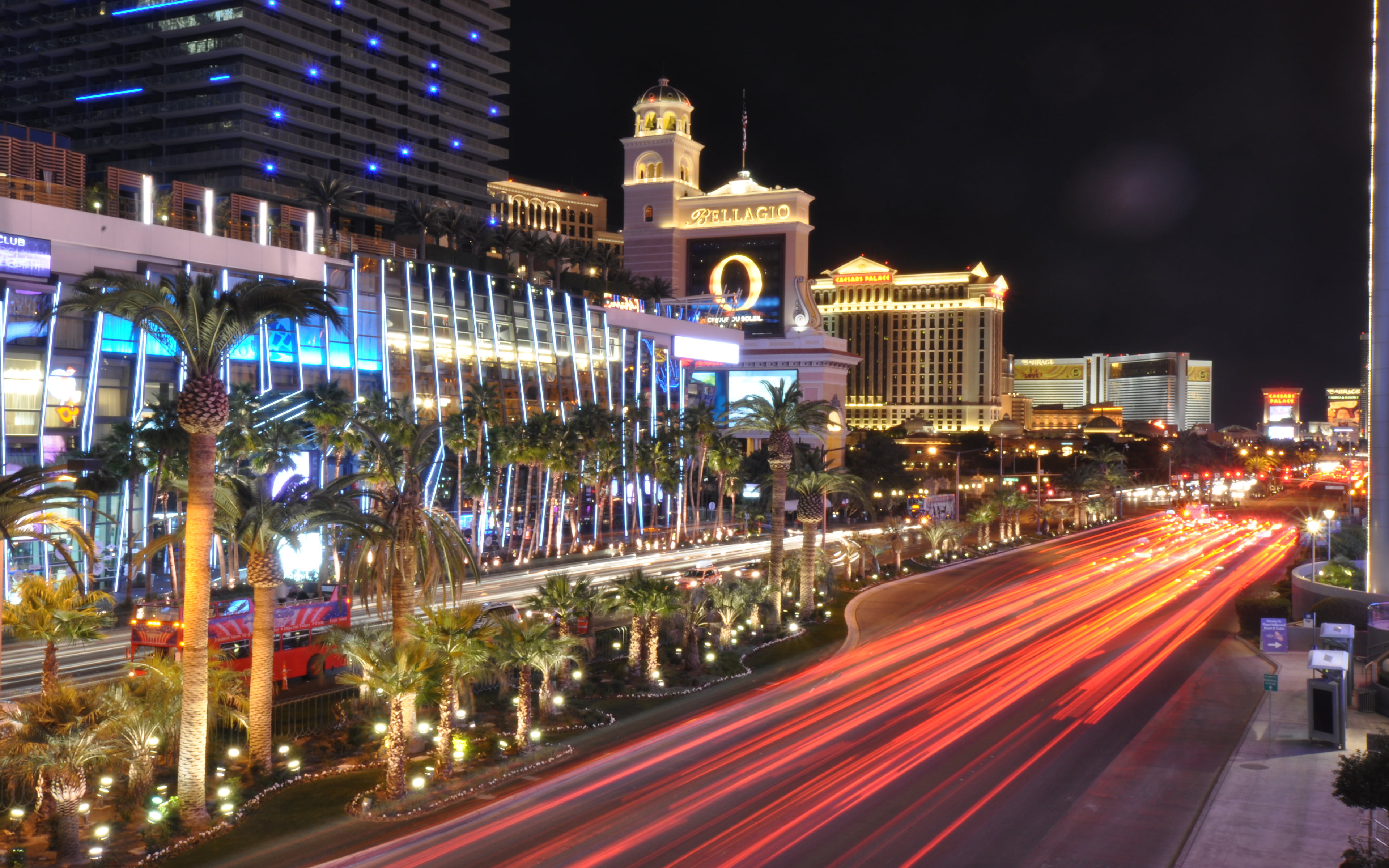architecture, city, city life, road, hd, speed, town, night, las, skyscraper, outdoors, city street, resort, nevada, building exterior, fun, illuminated, HD Wallpaper
