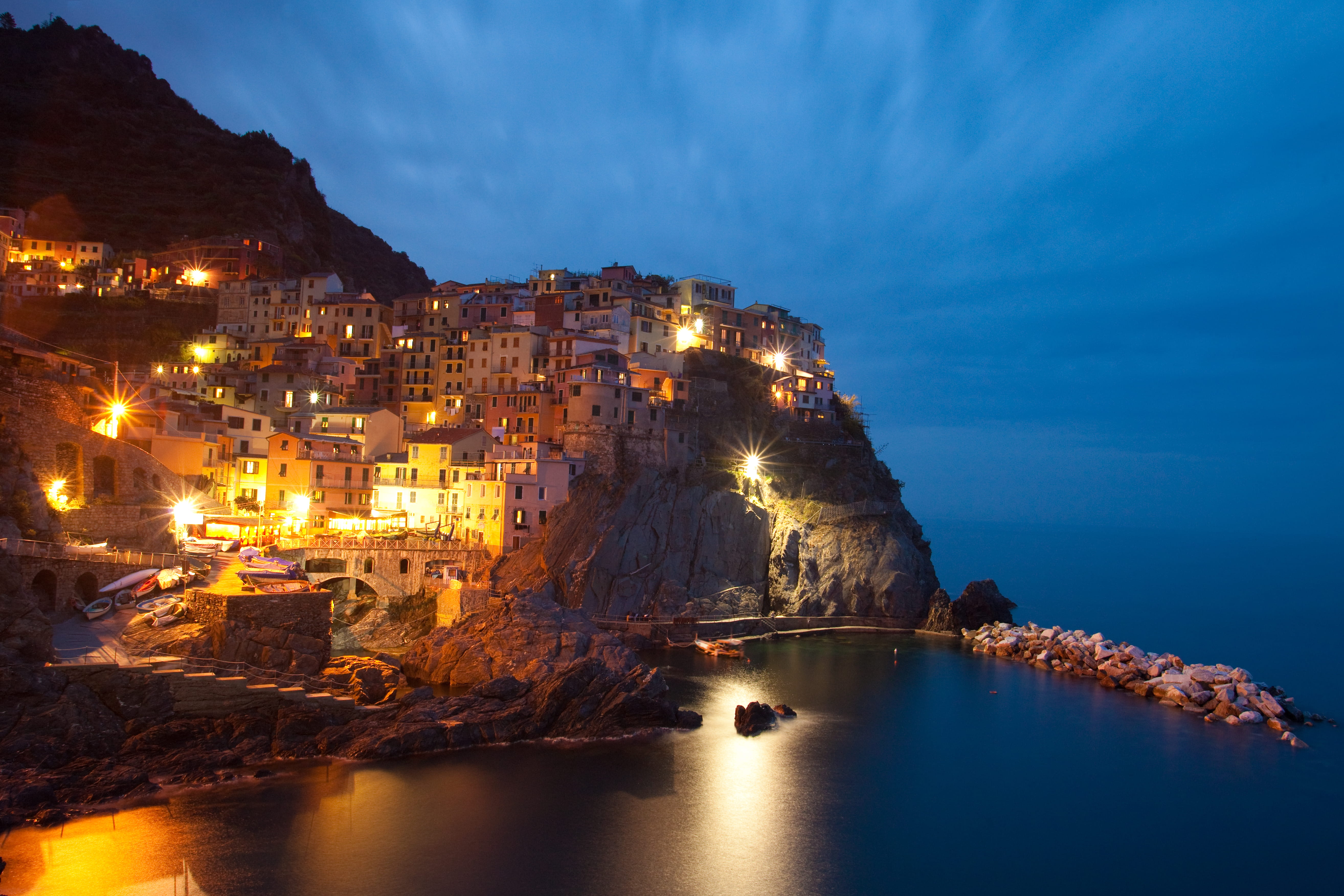 cinqueterre, travel, beauty in nature, building, sky, travel destinations, scenics - nature, city, land, cinque terre, residential district, water, europe, HD Wallpaper