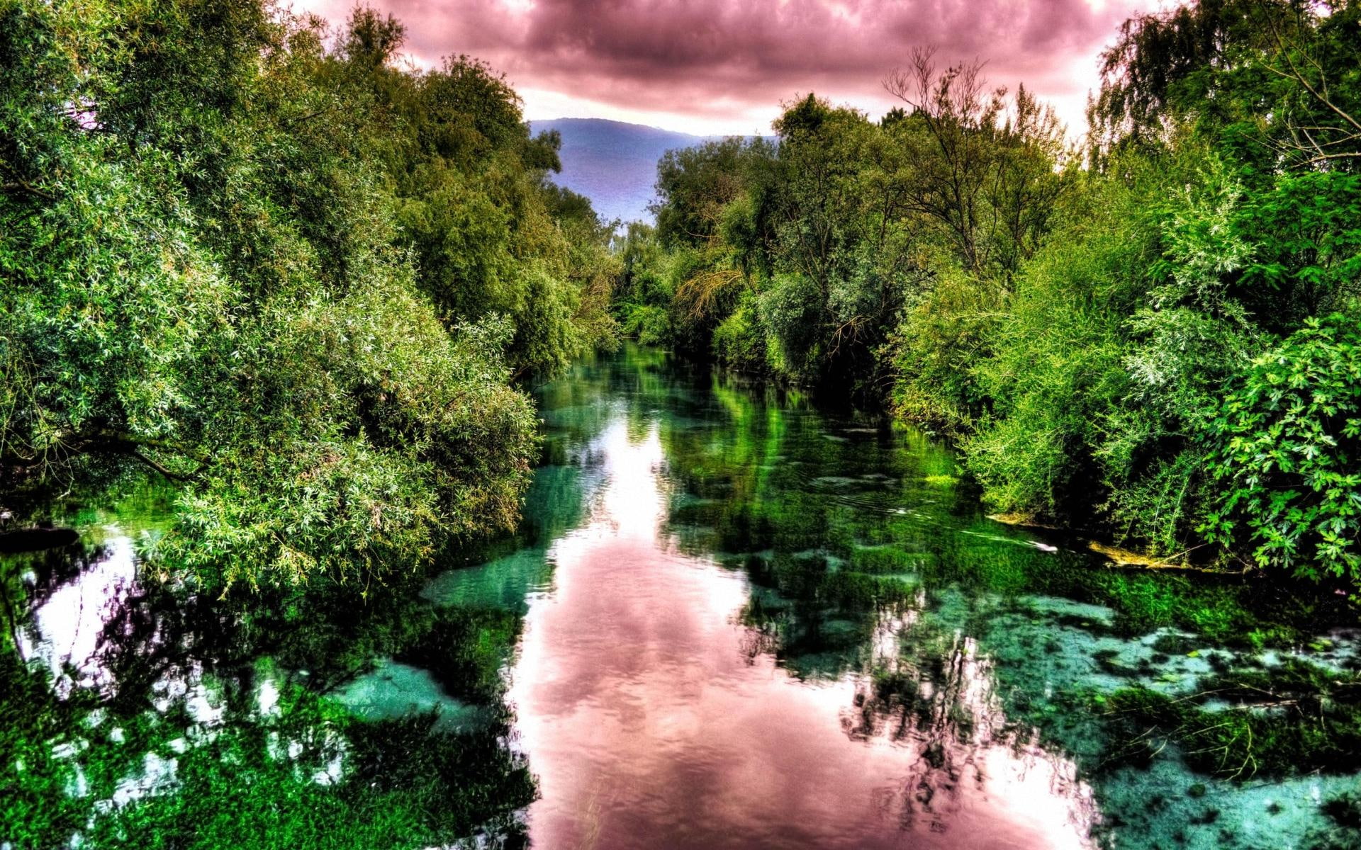 1080P, parco, del, emerald, park, pond, grassano, 3d and abstract, HD Wallpaper