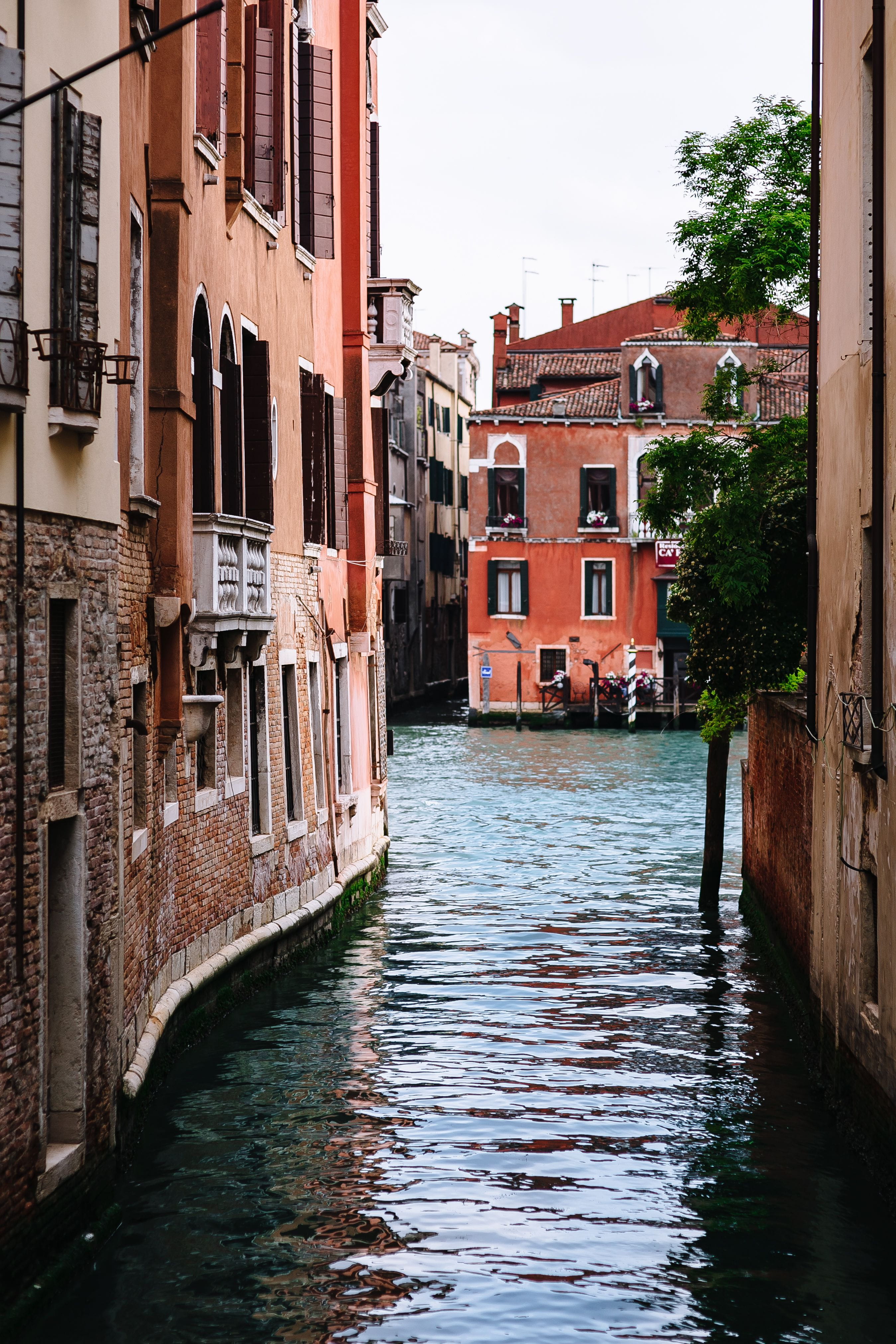 Venice, sky, Italy, travel, no people, vacations, window, venice, reflection, old houses, travel Destinations, architecture, waterfront, gondola, building Exterior, Phone HD Wallpaper