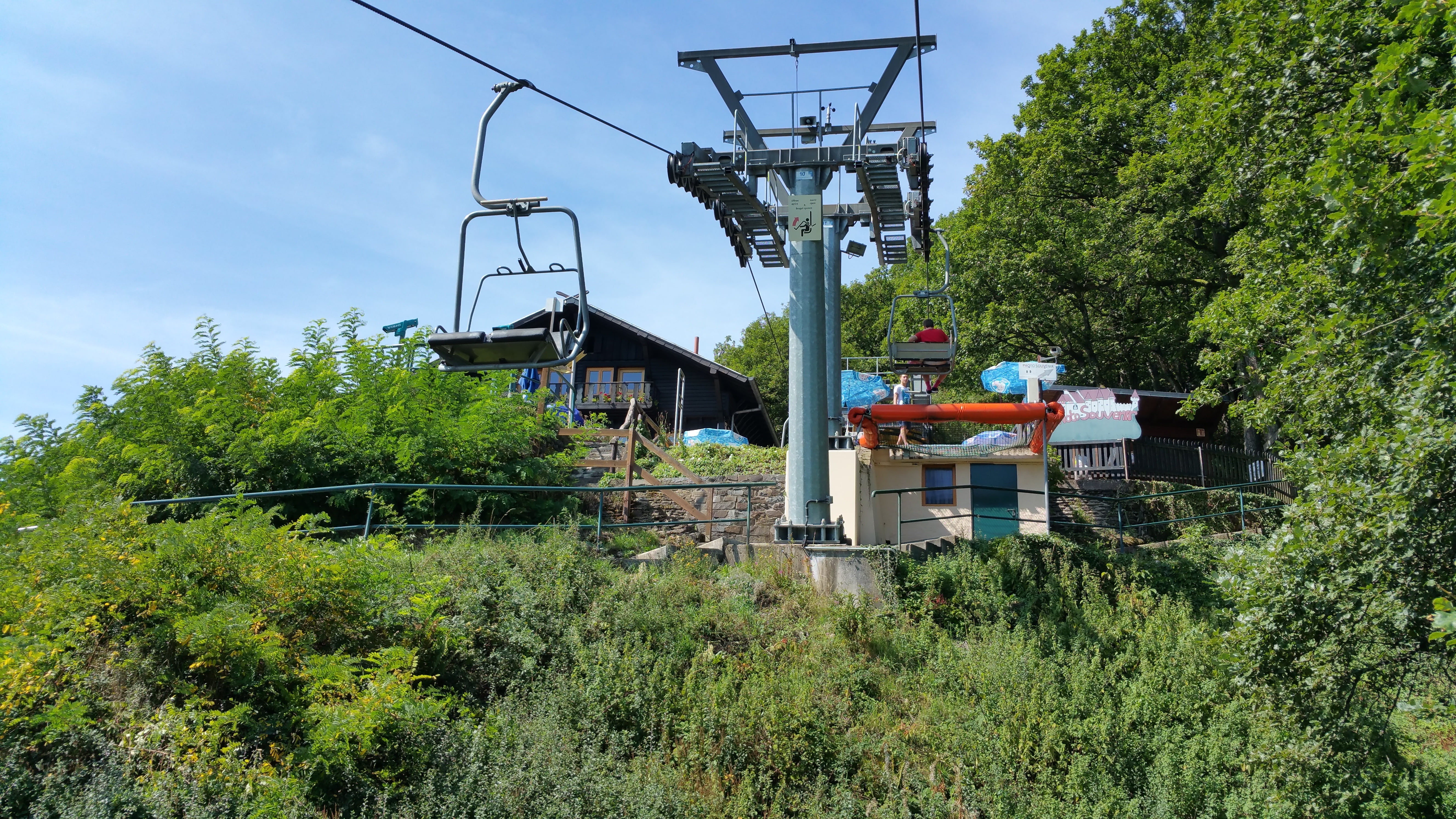 public transportation, luxembourg, vianden, growth, built structure, cable car, sky, land, green color, outdoors, transportation, no people, chair lift, HD Wallpaper