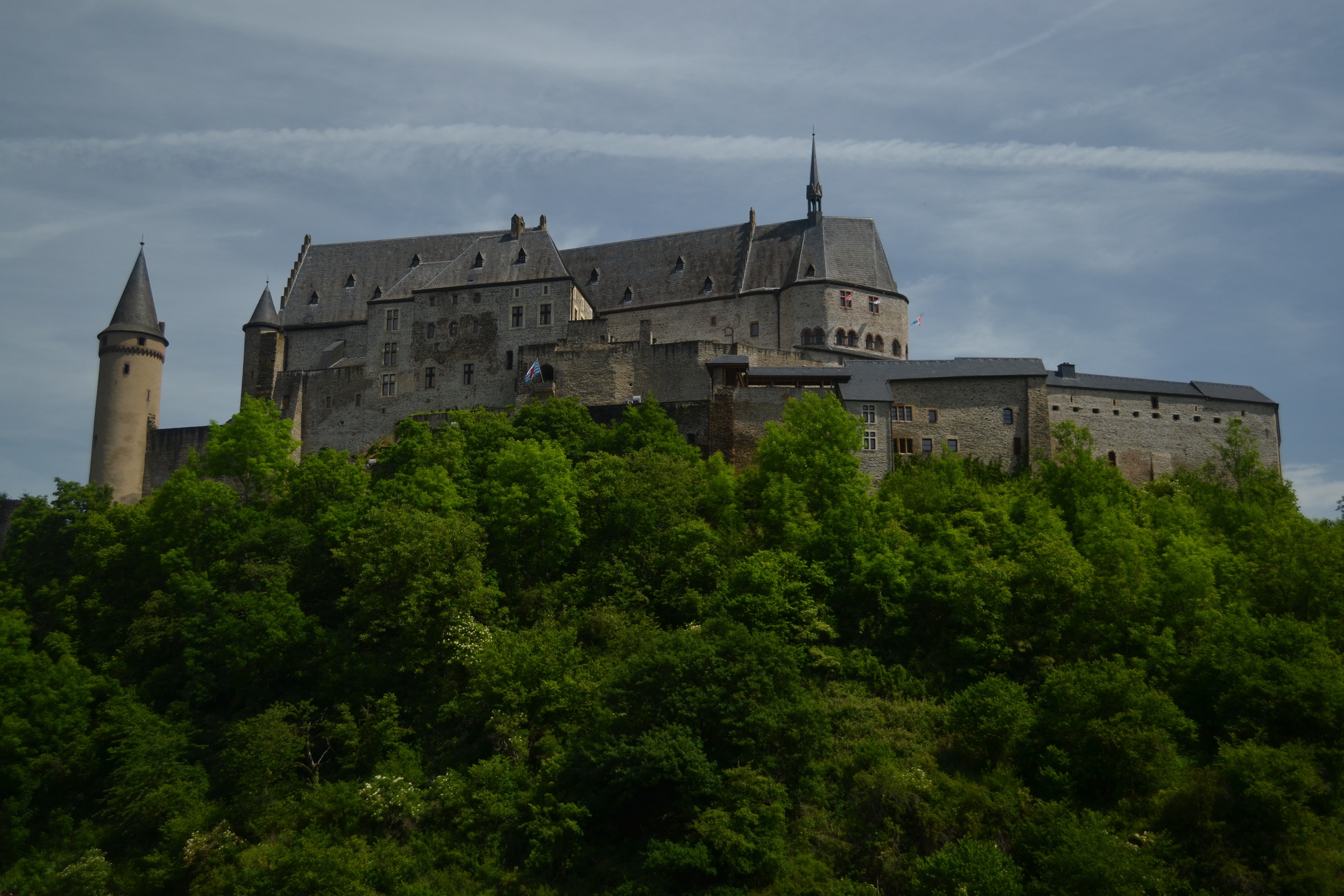 castle, Luxembourg, Vianden, Vianden Castle, 4K, HD Wallpaper