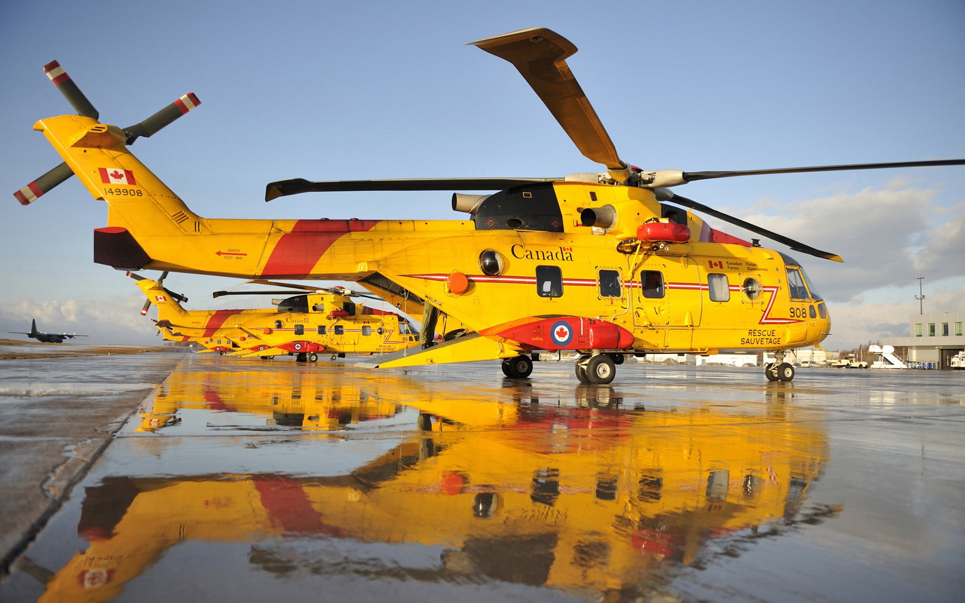 1080P, Canada, Helicopter, Rescue, HD Wallpaper