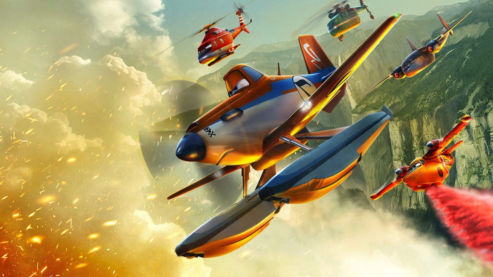 720P, planes fire and rescue, HD Wallpaper