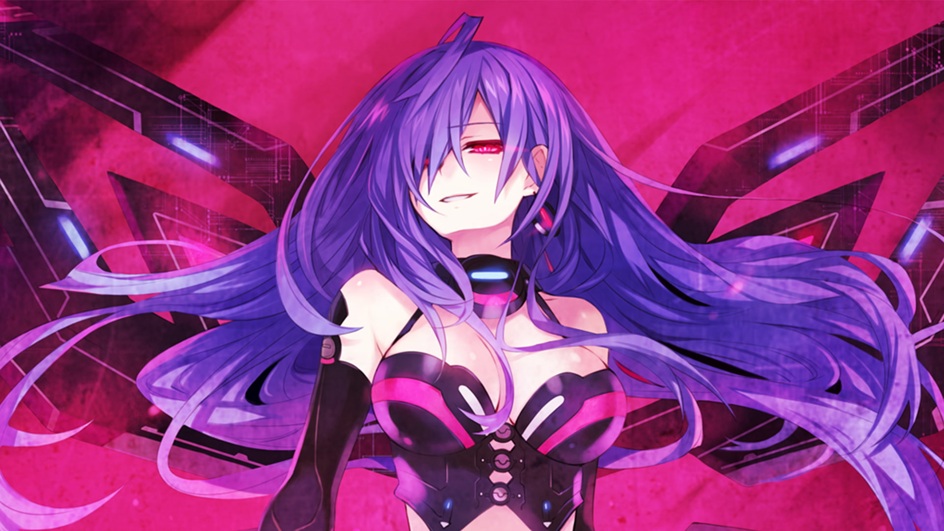 1080P, Plutia (Hyperdimension Neptunia), Anime, Video Game, Hyperdimension Neptunia Victory, HD Wallpaper