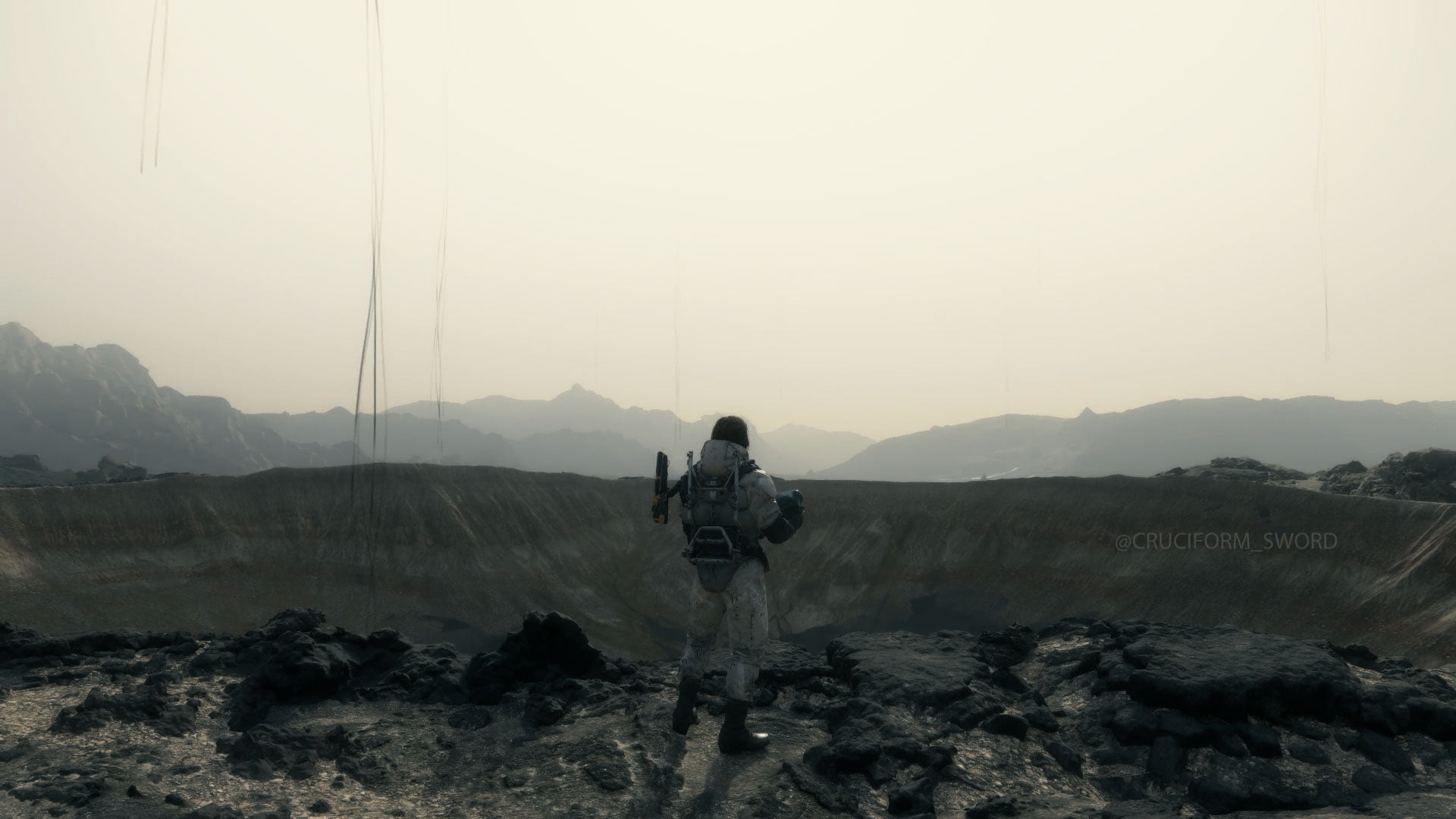 Death Stranding, game poster, Games posters, 1080P, video game art, Hideo Kojima, HD Wallpaper