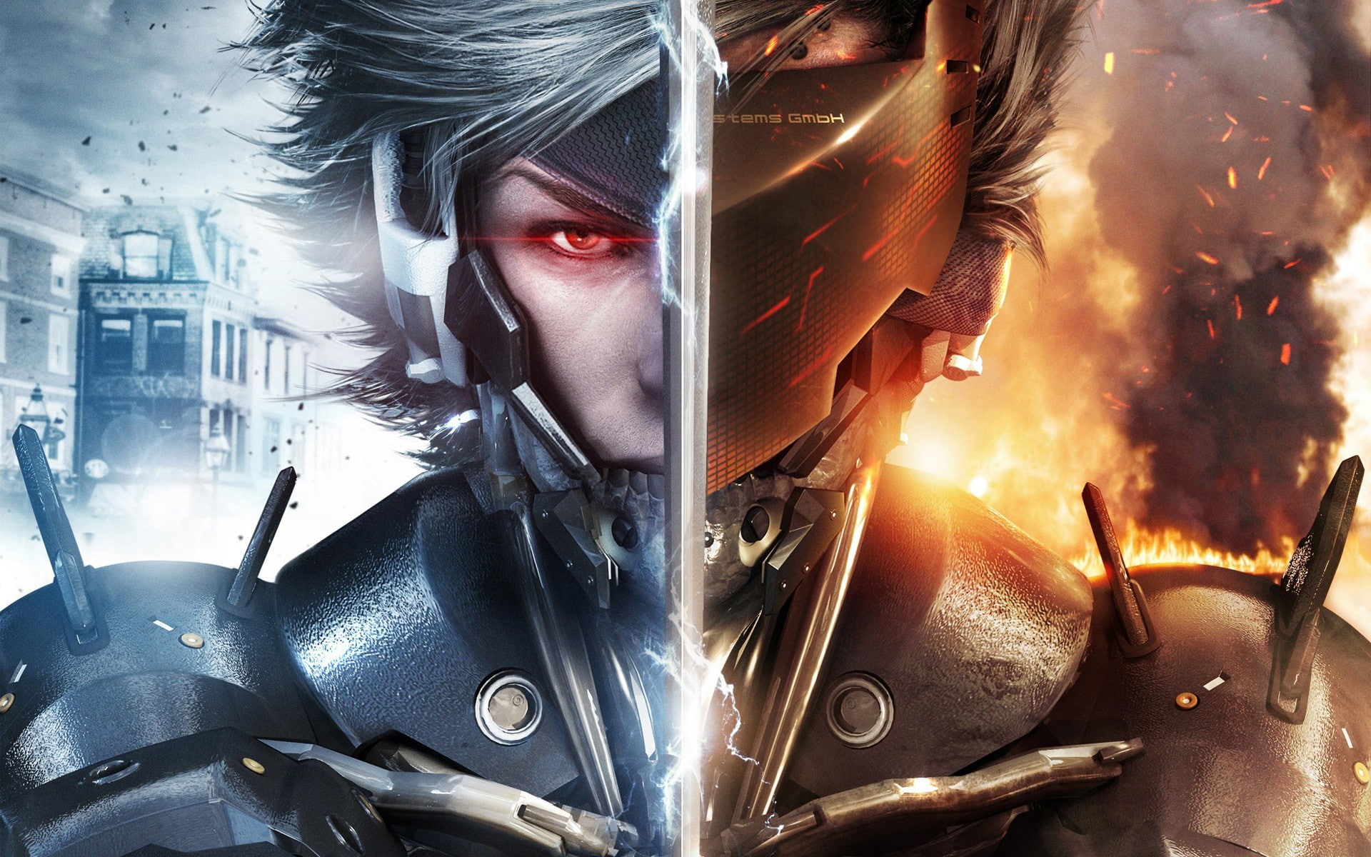 Metal Gear Rising: Revengeance, video games, PlayStation, 1080P, Hideo Kojima, Kojima Productions, Metal Gear Rising, metal gear solid, Metal Gear, Raiden, HD Wallpaper