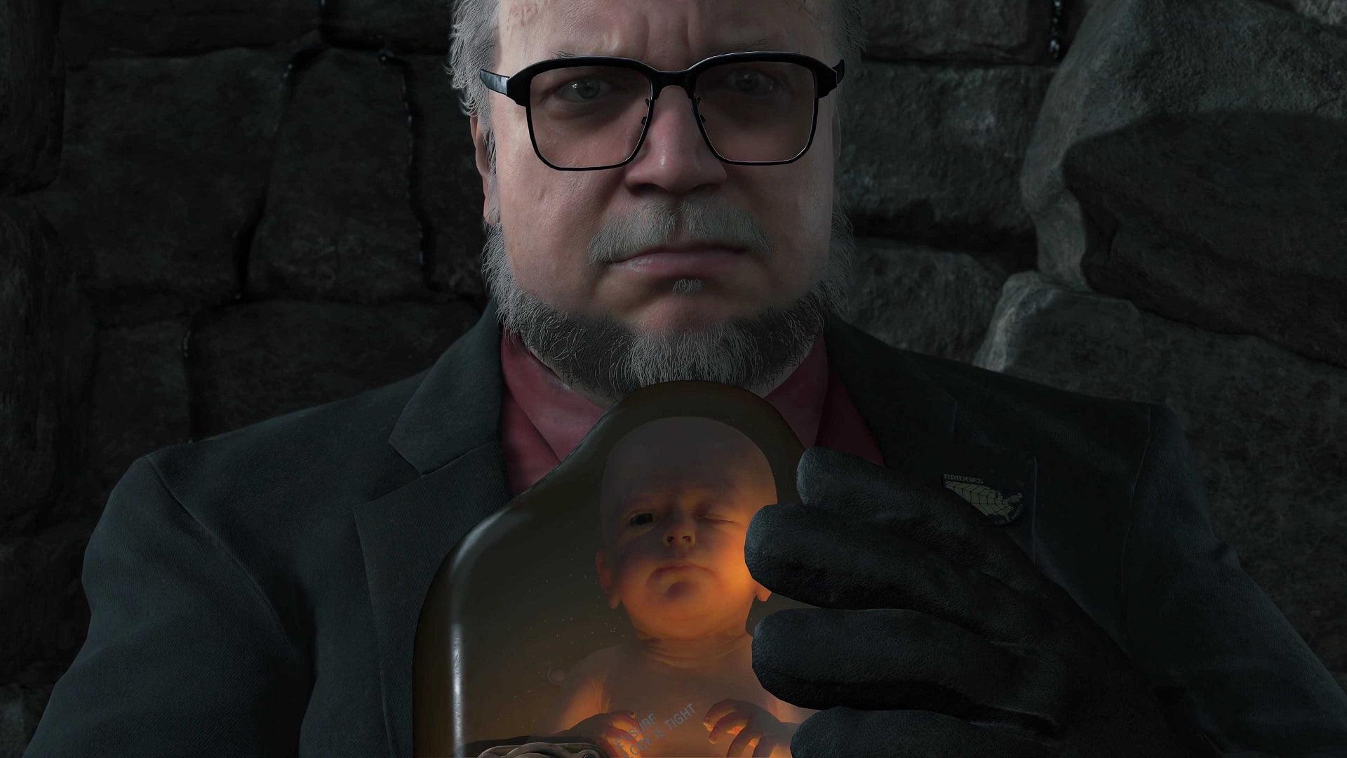 1080P, Hideo kojima, baby, guillermo del toro, kojima productions, death stranding, child, HD Wallpaper