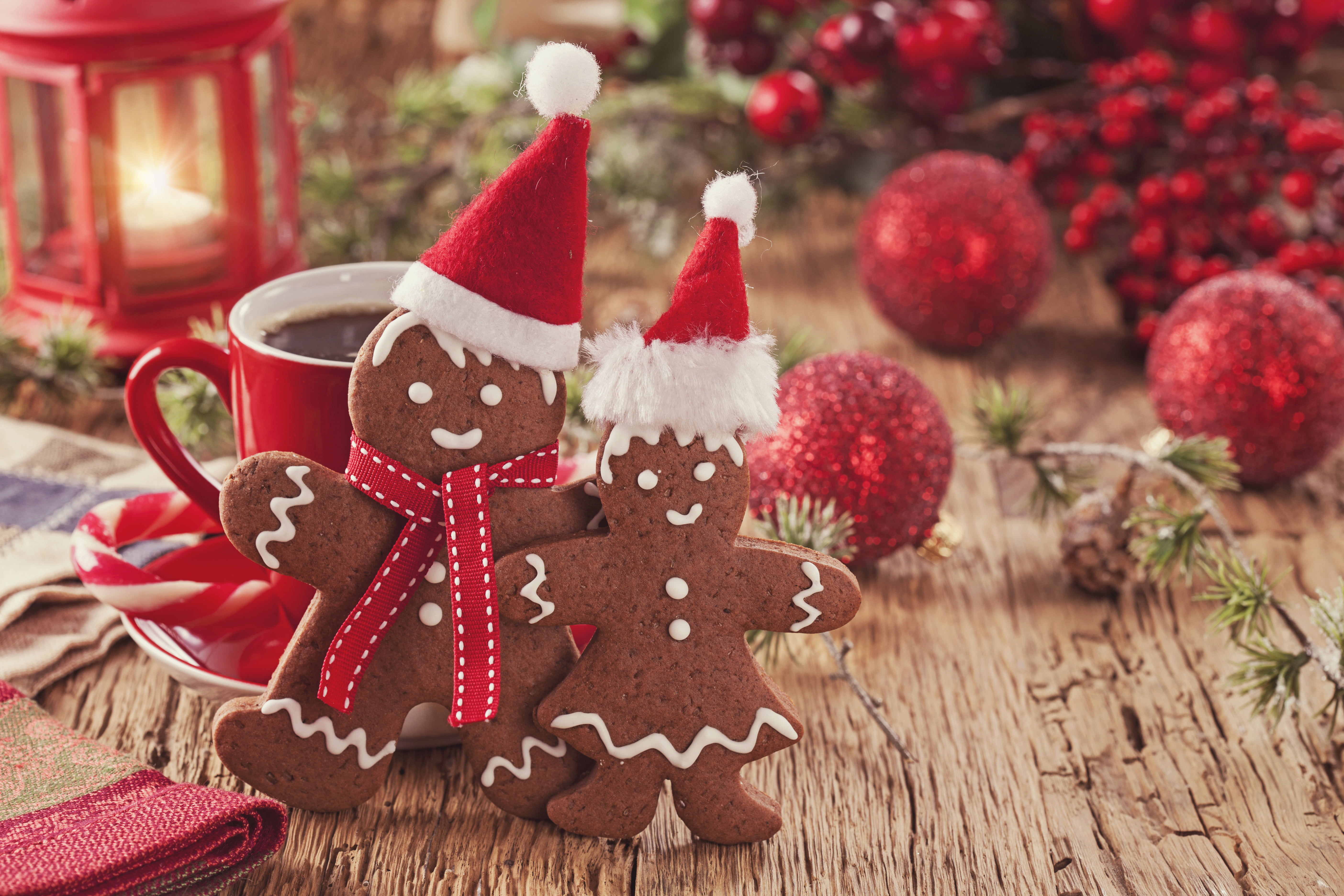 5K, ornate, dessert, christmas Decoration, indoors, decoration, season, winter, table, chocolate, christmas Tree, food and drink, cookie, Merry Christmas, HD Wallpaper