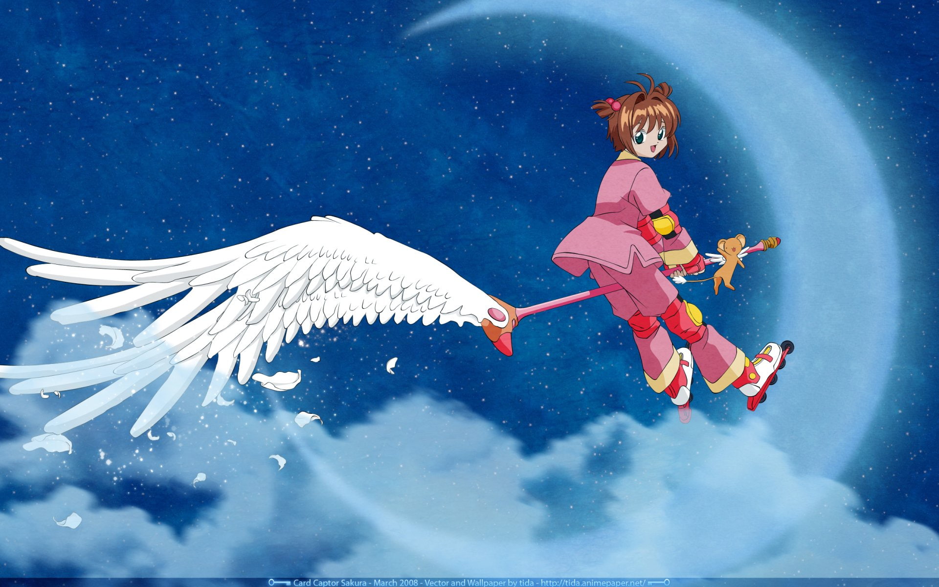 Anime, Keroberos (Card Captor Sakura), 1080P, Sakura Kinomoto, Cardcaptor Sakura, HD Wallpaper