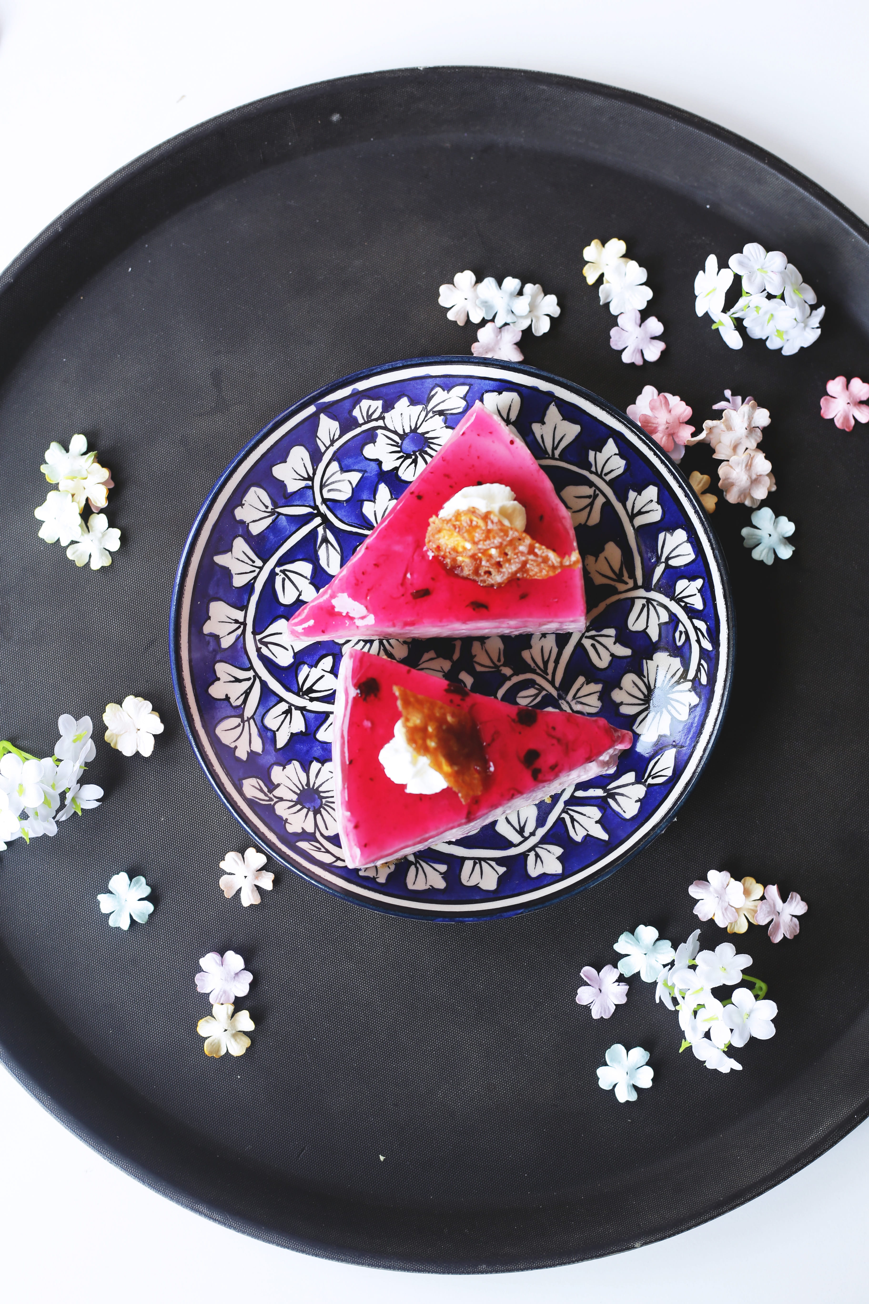 bowl, indoors, food and drink, flowers, floral pattern, decoration, art, table, high angle view, studio shot, still life, temptation, sliced, healthy eating, Phone HD Wallpaper