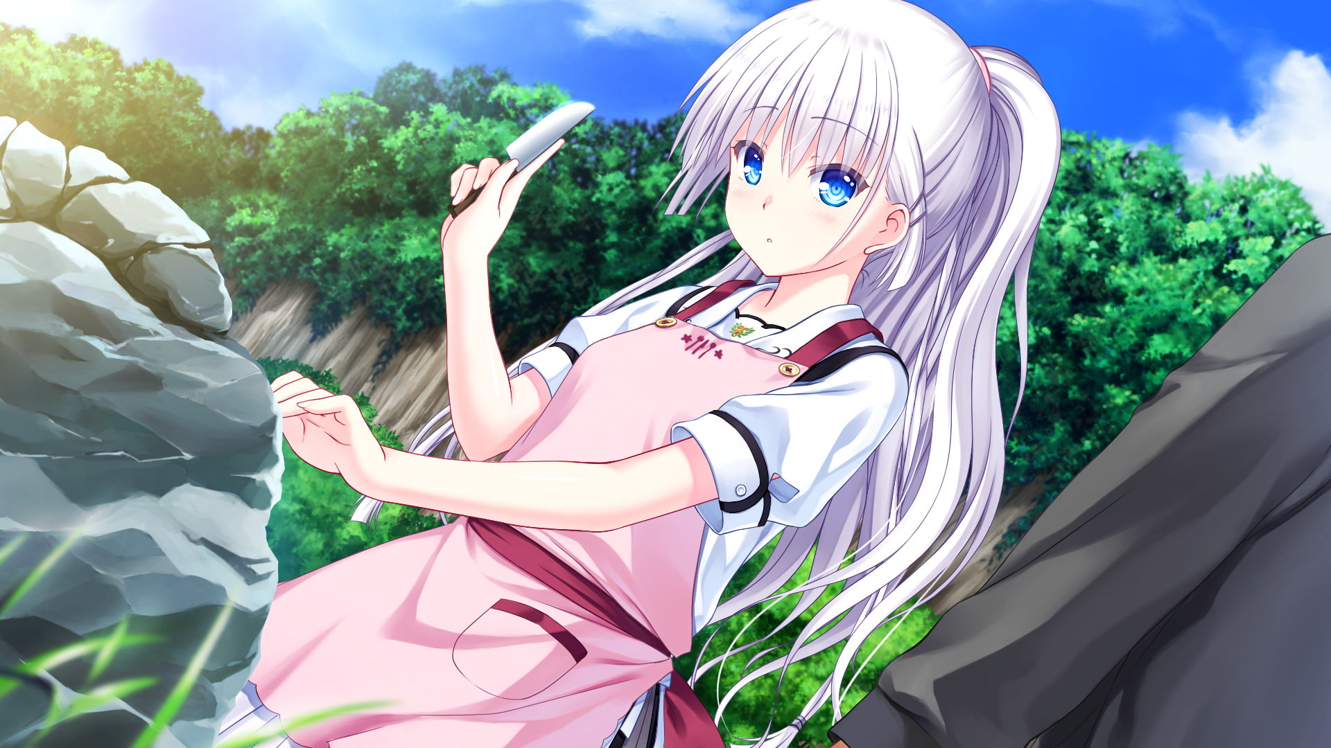 1080P, Anime, Summer Pockets, Naruse Shiroha, HD Wallpaper