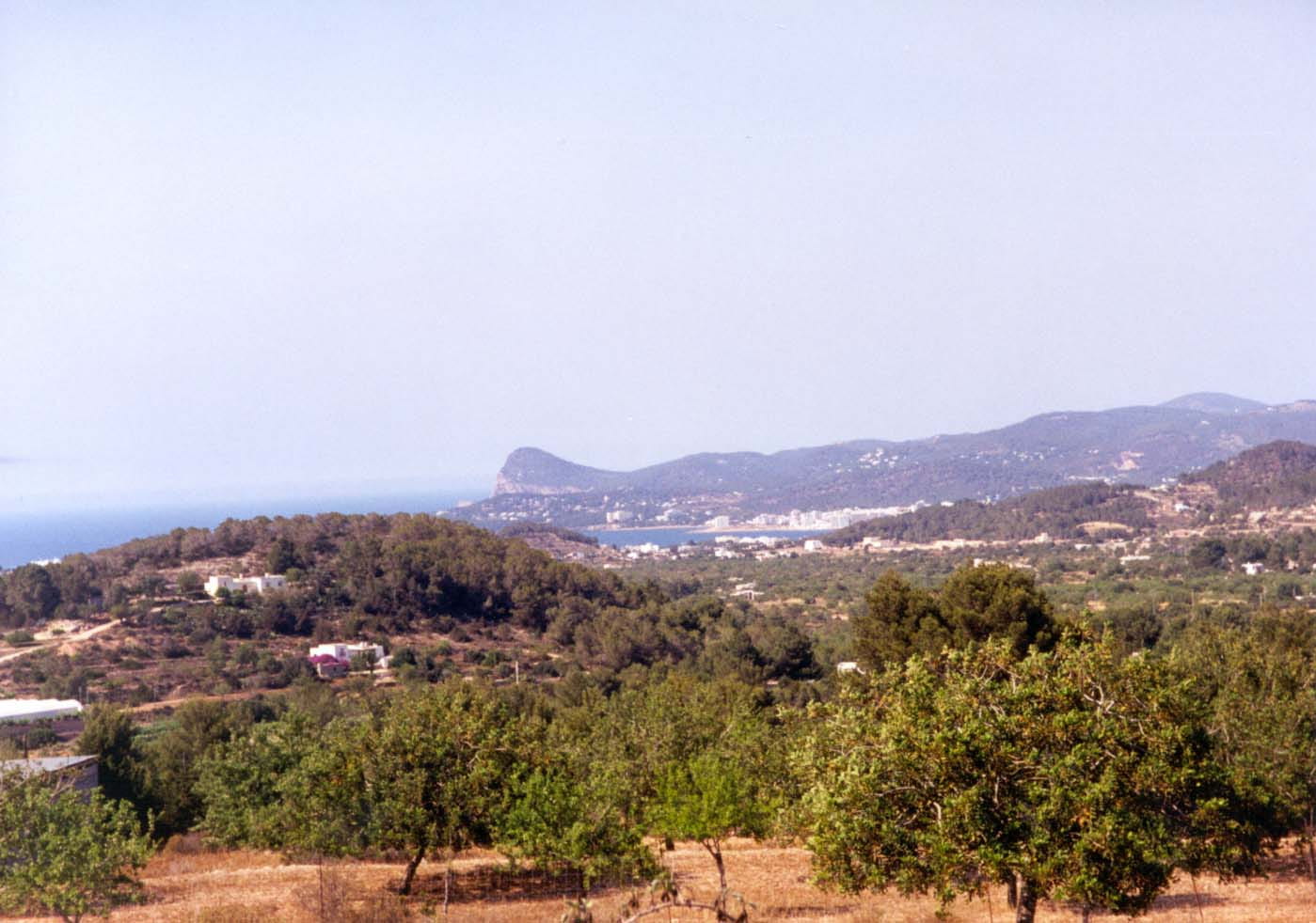 scenics - nature, landscape, hill, land, growth, afar, ibiza, nature, 720P, mountain, Spain, de, outdoors, mountain range, antoni, portmany, Sant Antoni de Portmany, HD Wallpaper