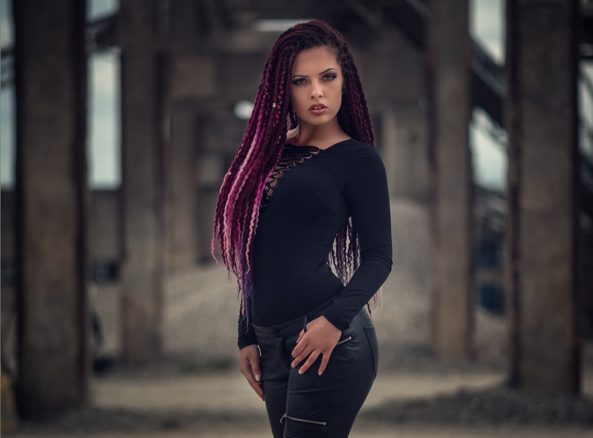 portrait, 1080P, women, Steffanie Madelaine Escobar, HD Wallpaper