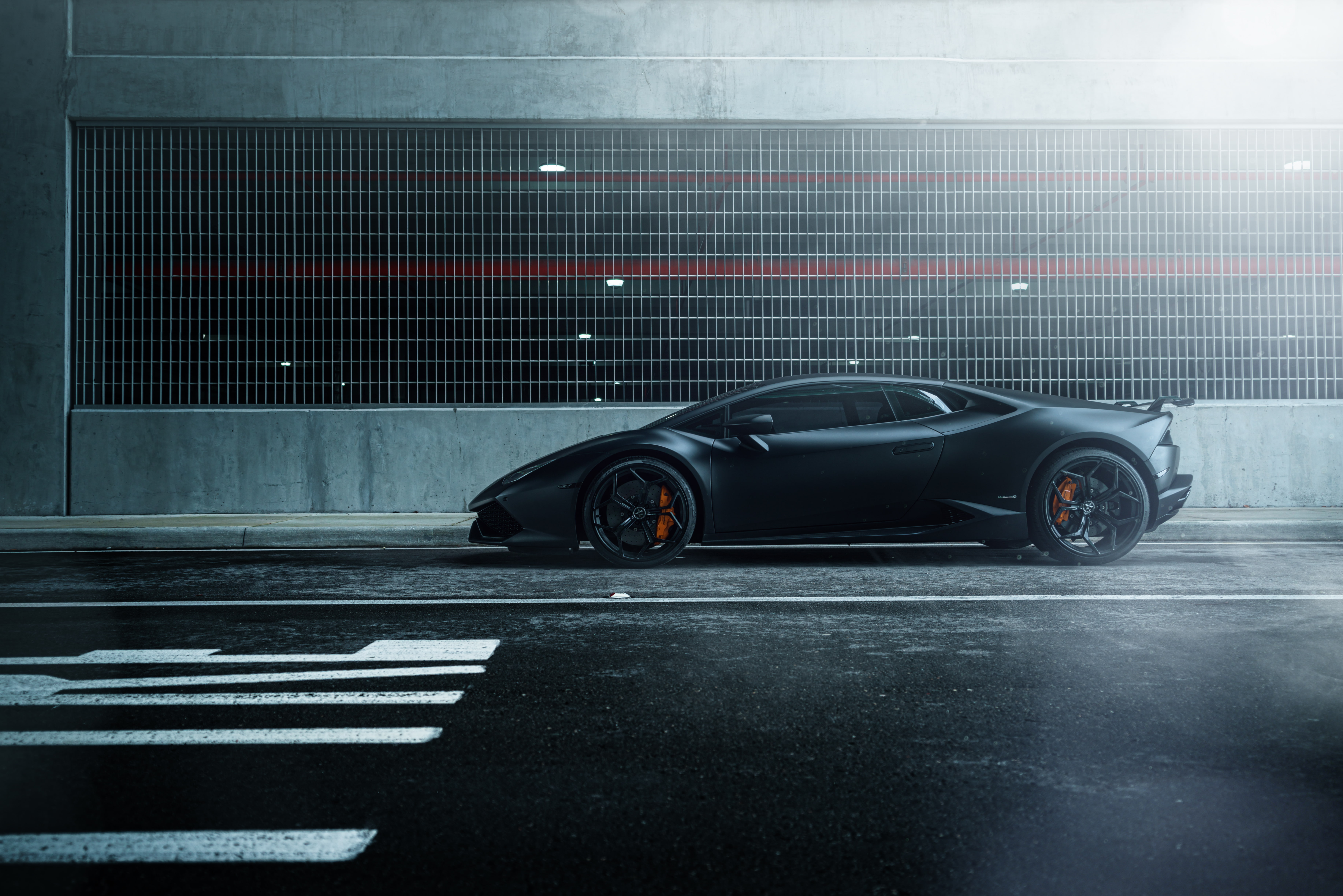 black, William Stern, 5K, Lamborghini Huracan, car, hq, street, HD Wallpaper