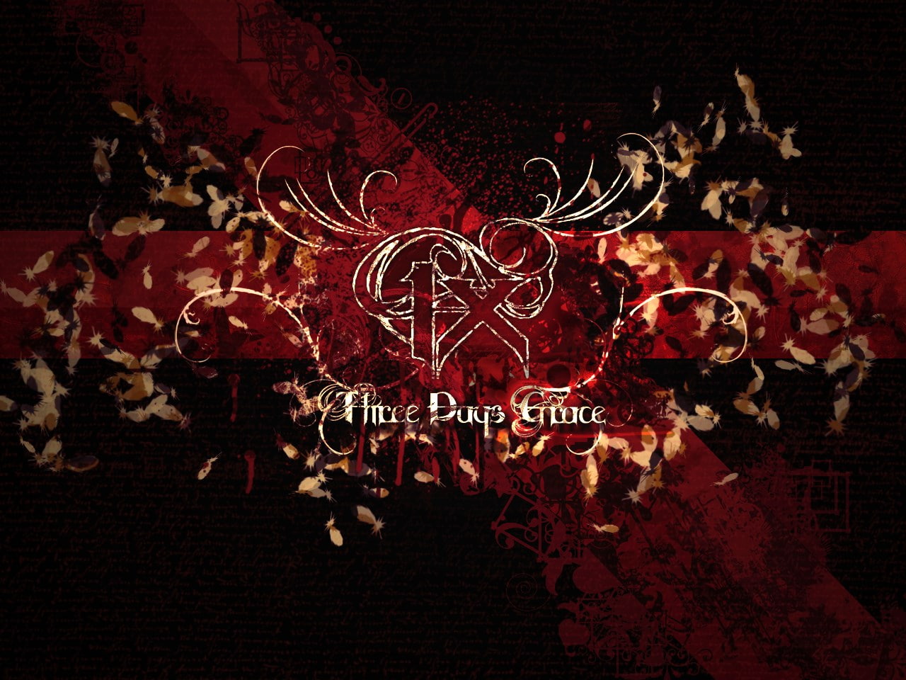no people, representation, 720P, illuminated, architecture, night, text, red, communication, backgrounds, three days grace, wall - building feature, close-up, HD Wallpaper