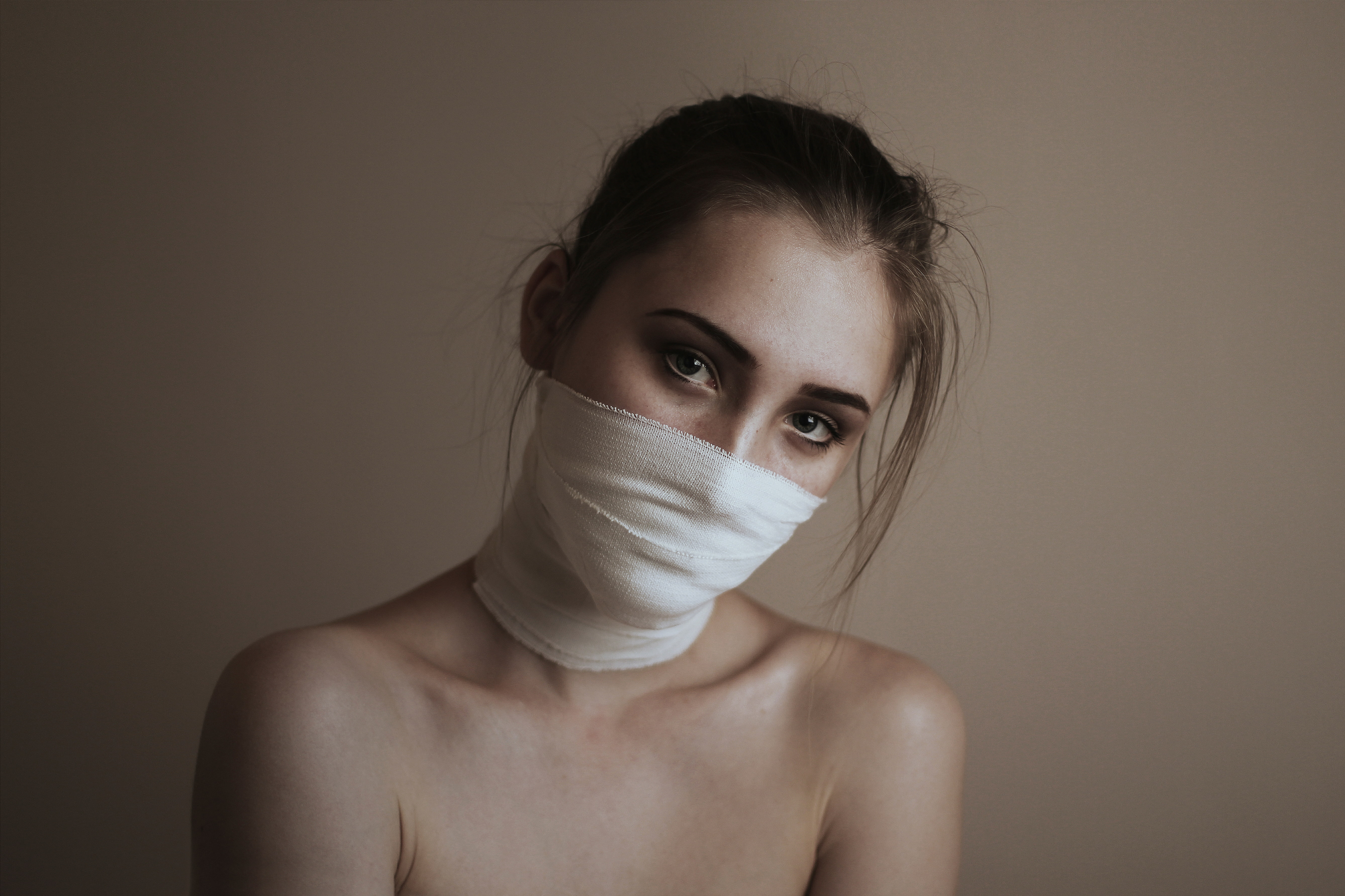 Vicki, the beauty, headband, portrait, Homesick, 5K, HD Wallpaper