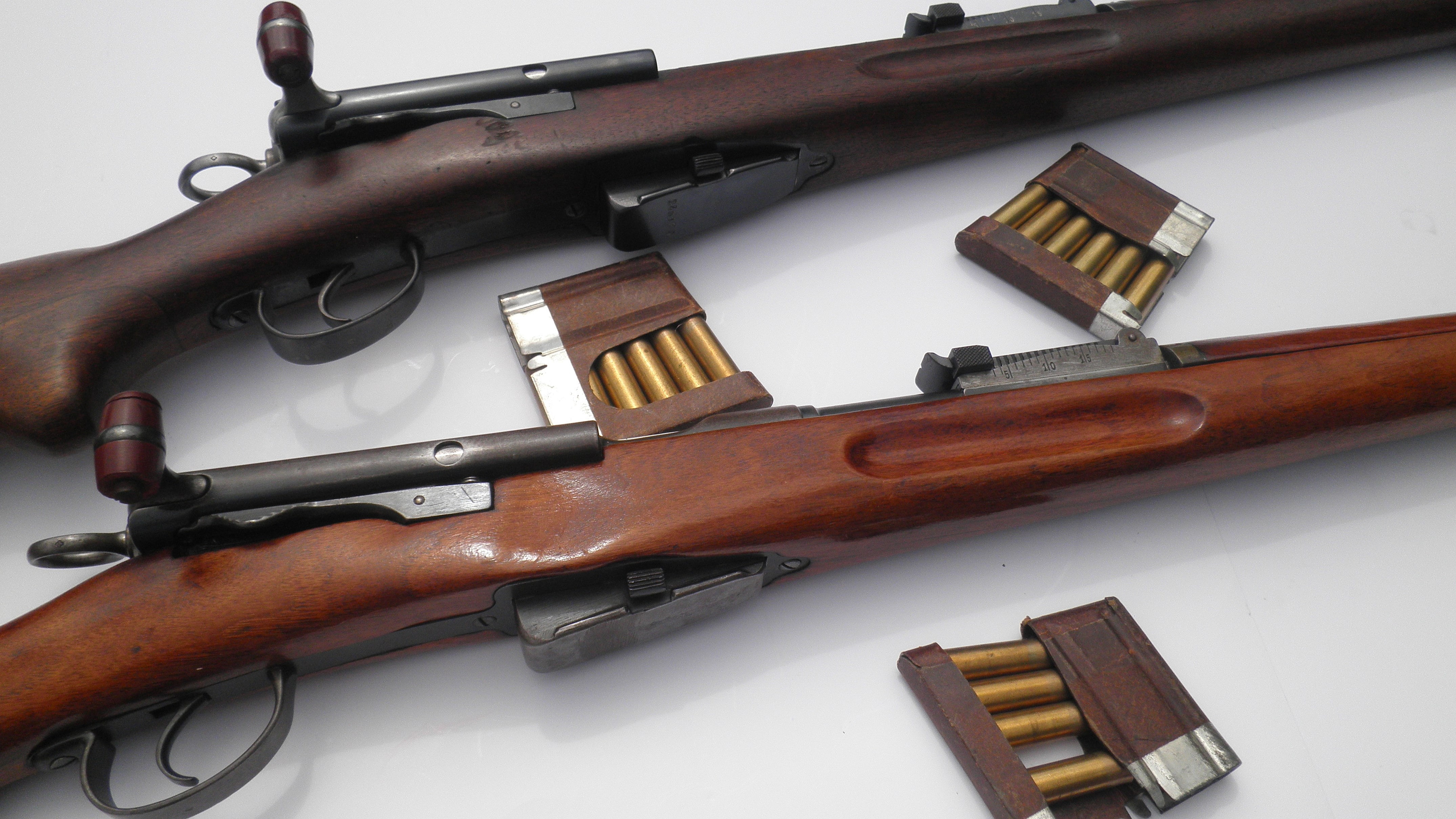 publication, weapon, rifle, no people, target shooting, still life, the past, magazine, history, 4K, bullet, studio shot, handgun, antique, swiss k31 rifle, HD Wallpaper